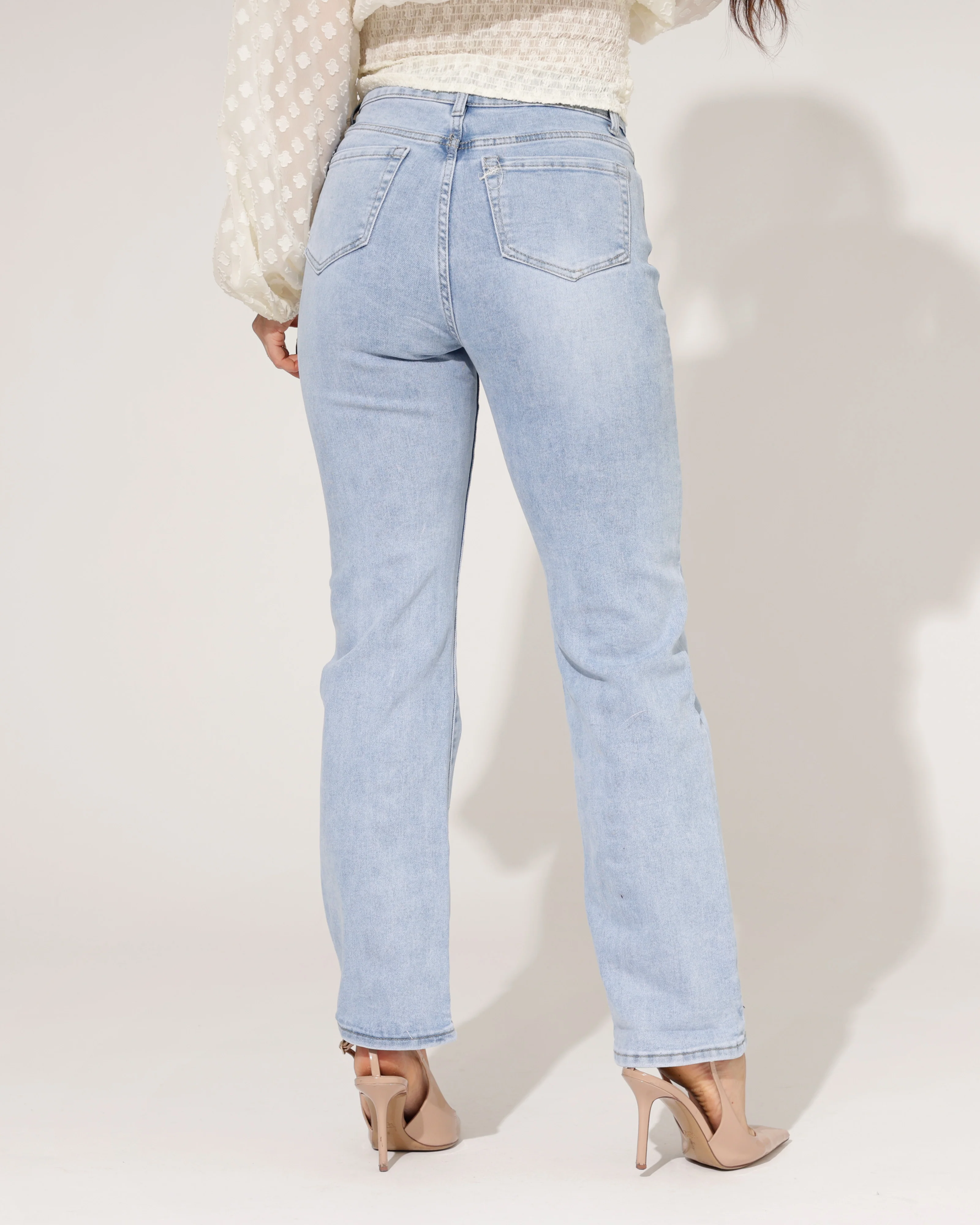 Ana & Lucy | Straight jeans Pien Lichtblauw - Image 2