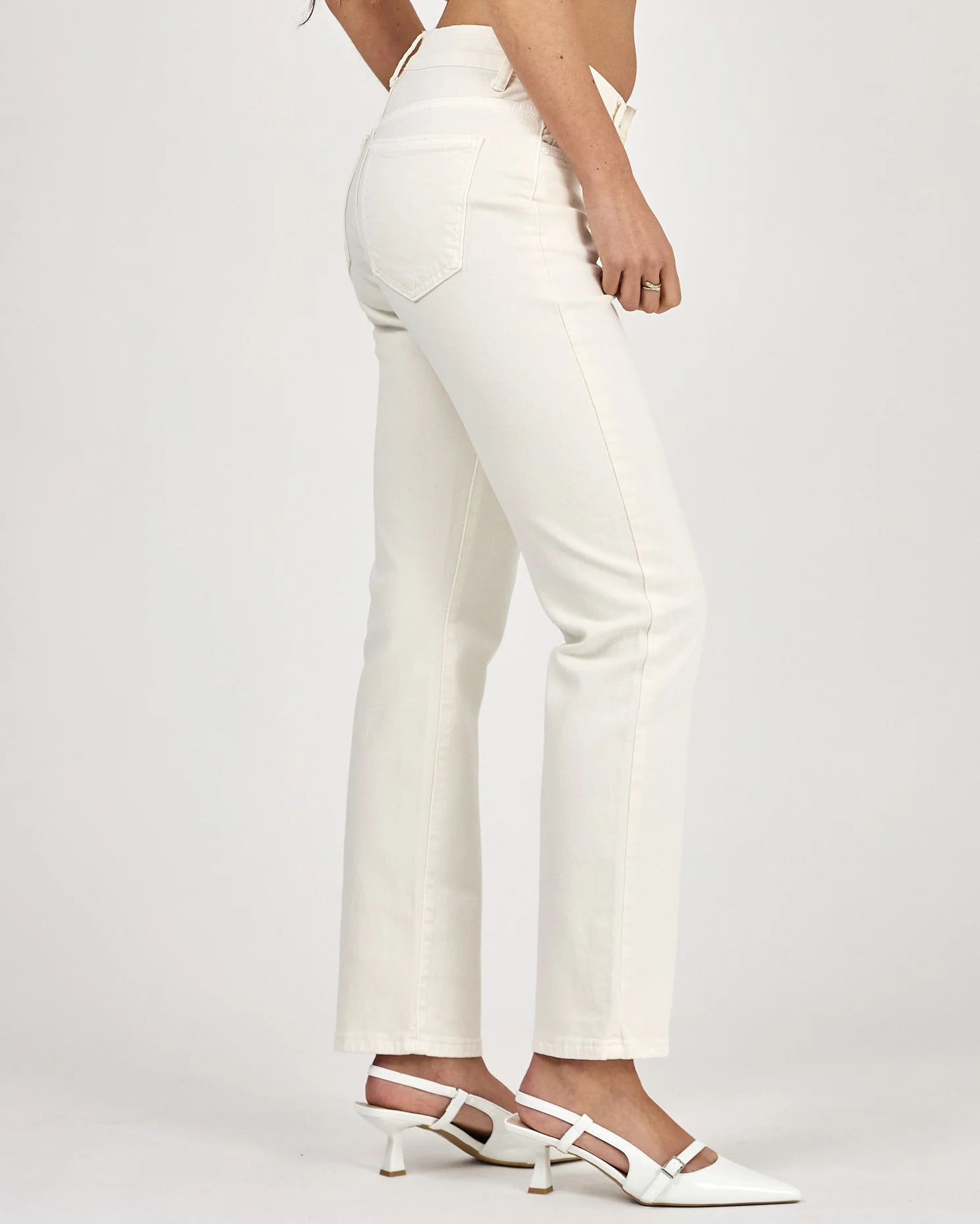 Ana & Lucy | Straight jeans Kim-W Beige - Image 3