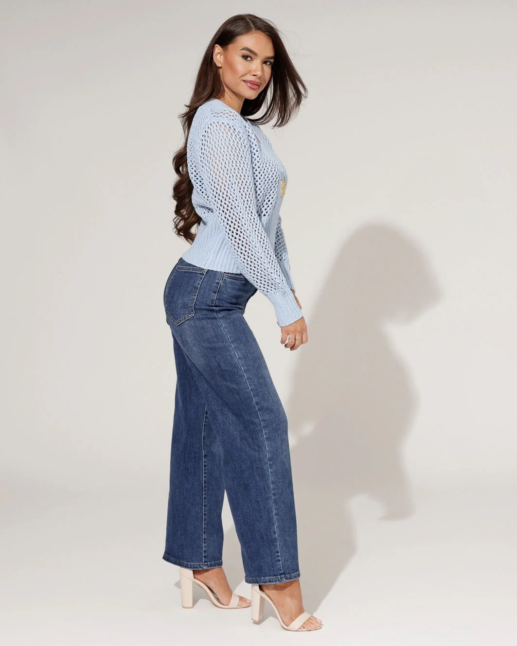 Ana & Lucy | Wide Leg Jeans Noe-1 Blauw - Image 3
