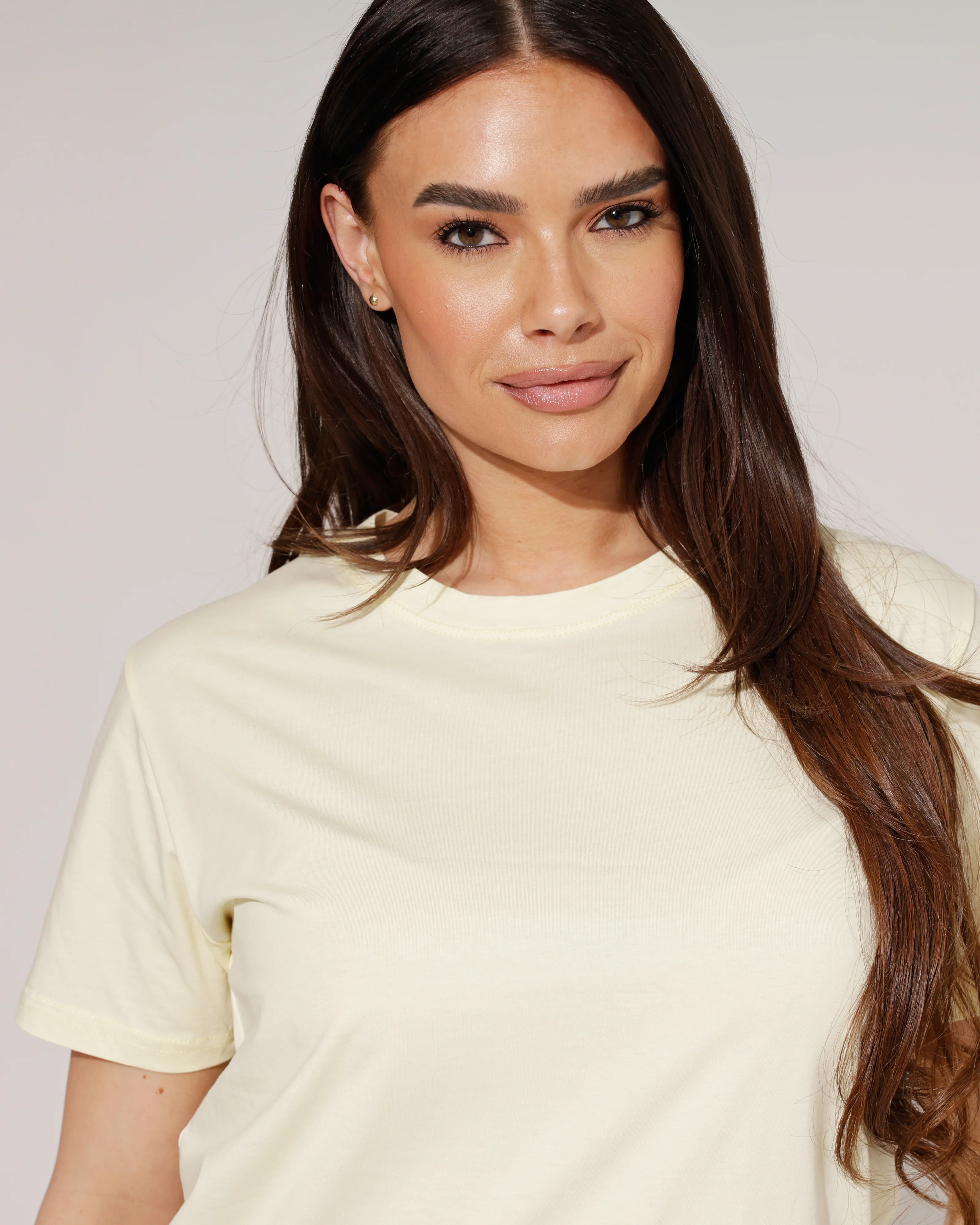 Basic T-shirt Claartje Geel - Image 4