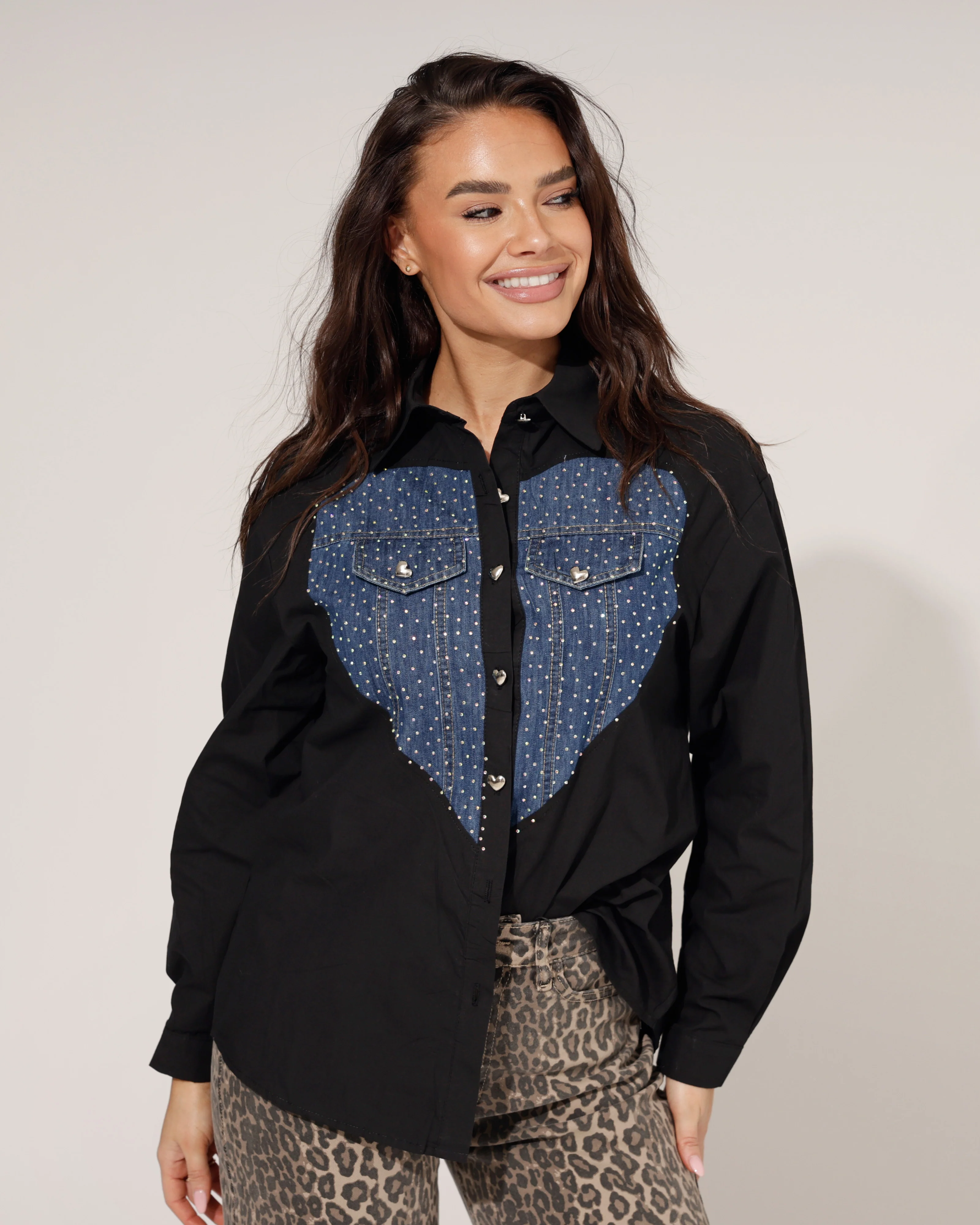 Blouse Demy Zwart - Image 2