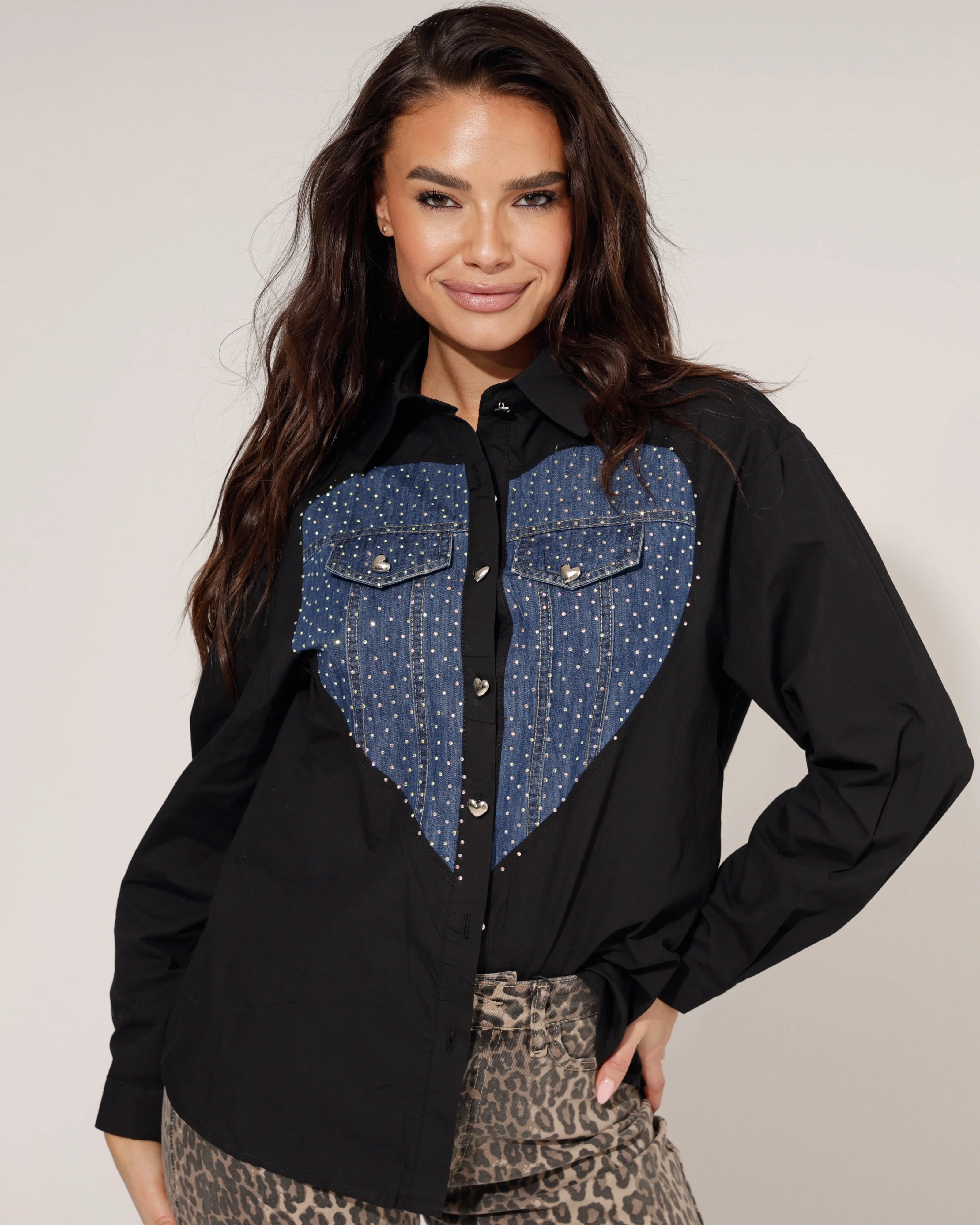 Blouse Demy Zwart - Image 3