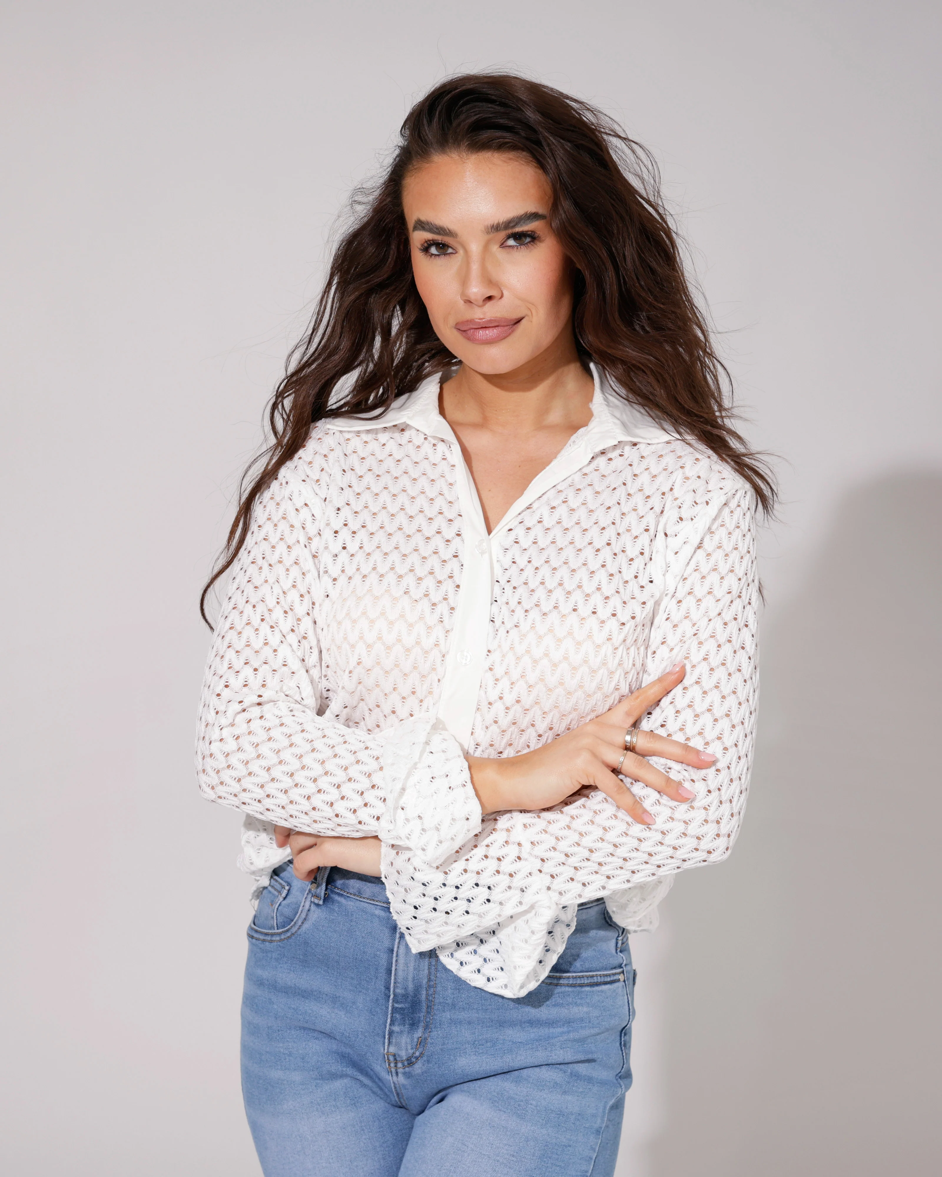 Blouse Roween Wit