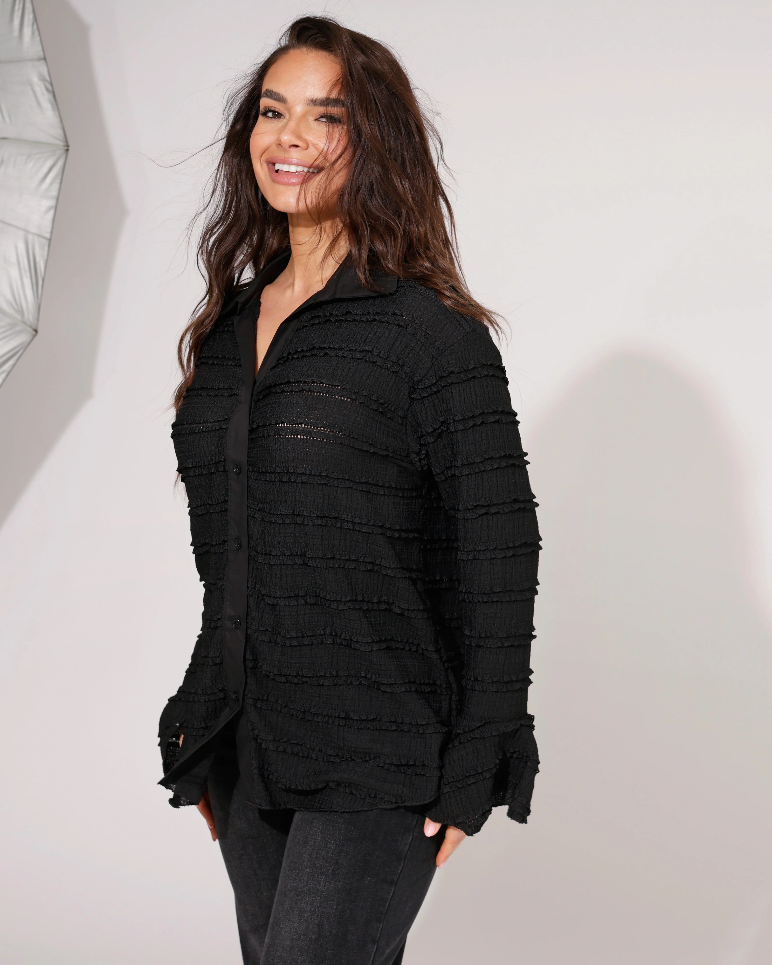 Blouse Selly Zwart - Image 3