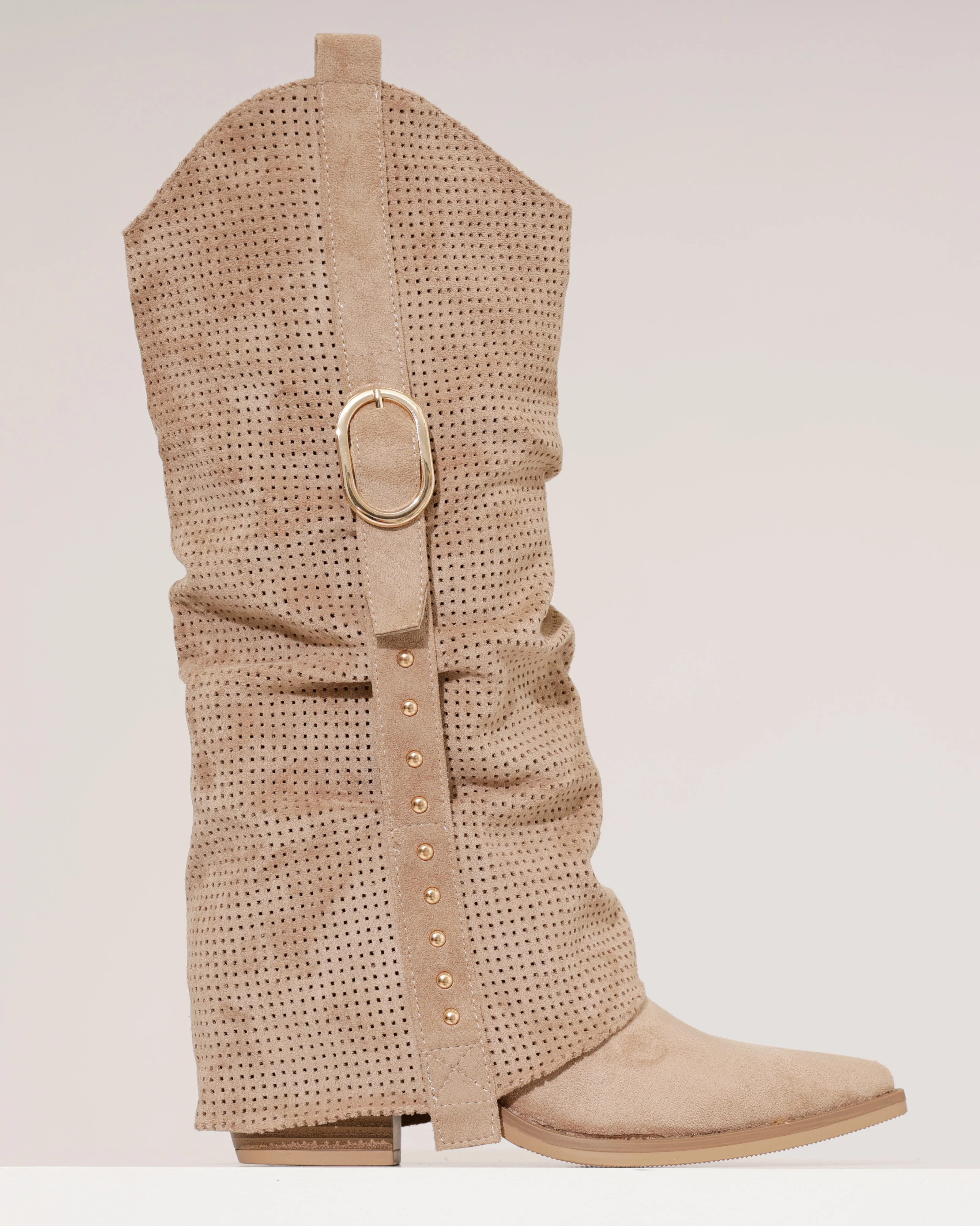 Cowboylaars Kizzy Taupe