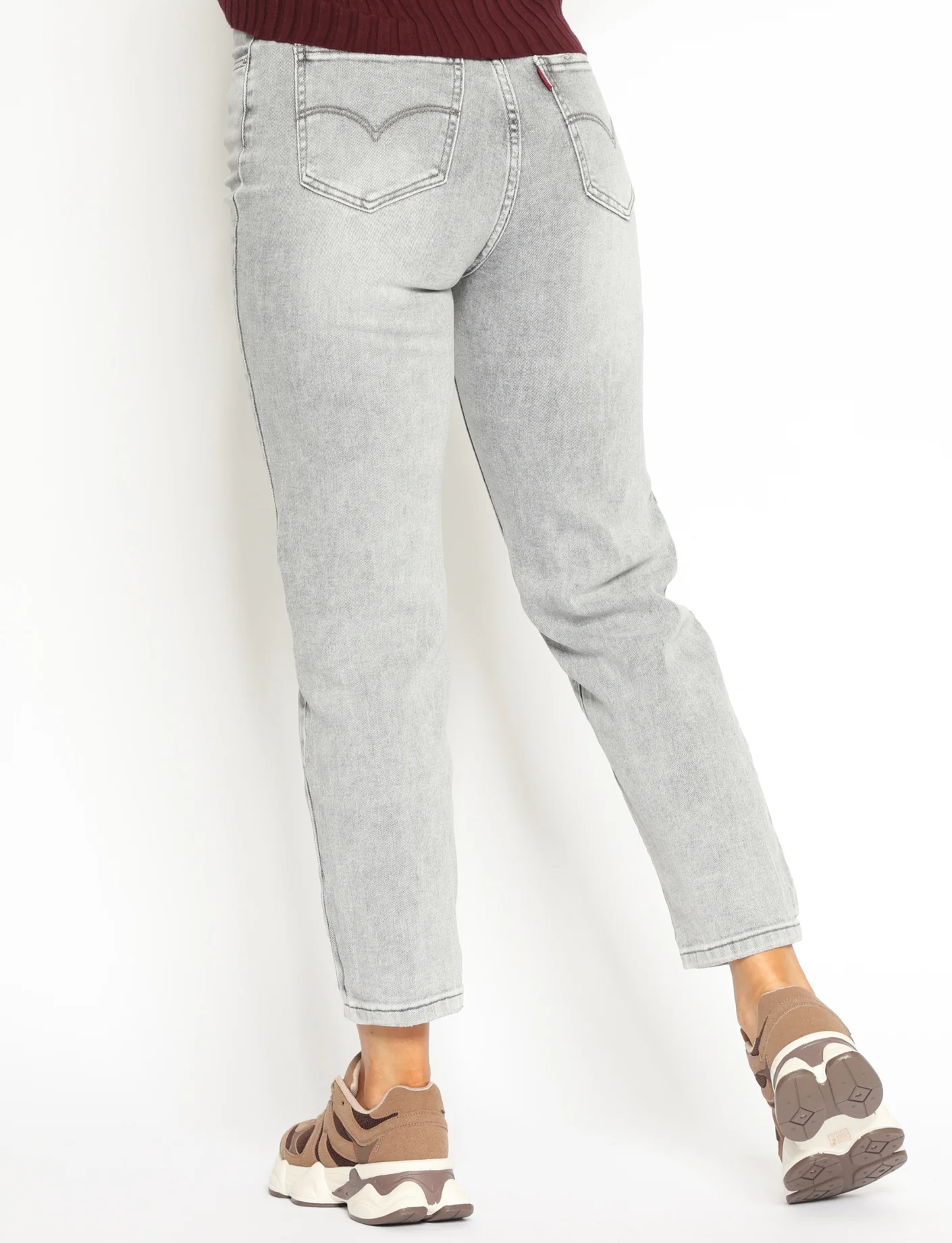 Denim Style | Mom jeans Mara Grijs - Image 2
