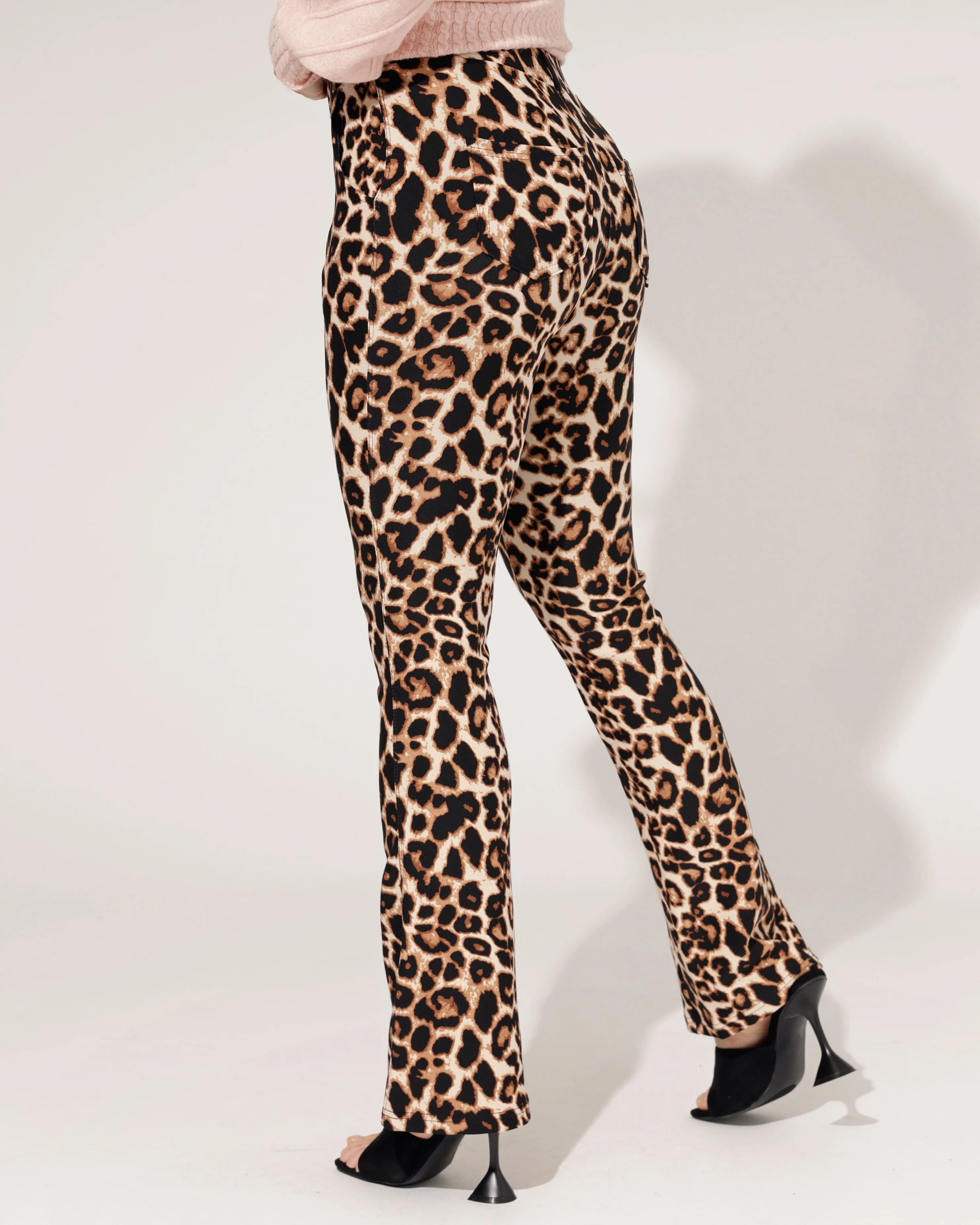 Flared broek Nora Panter Bruin - Image 3