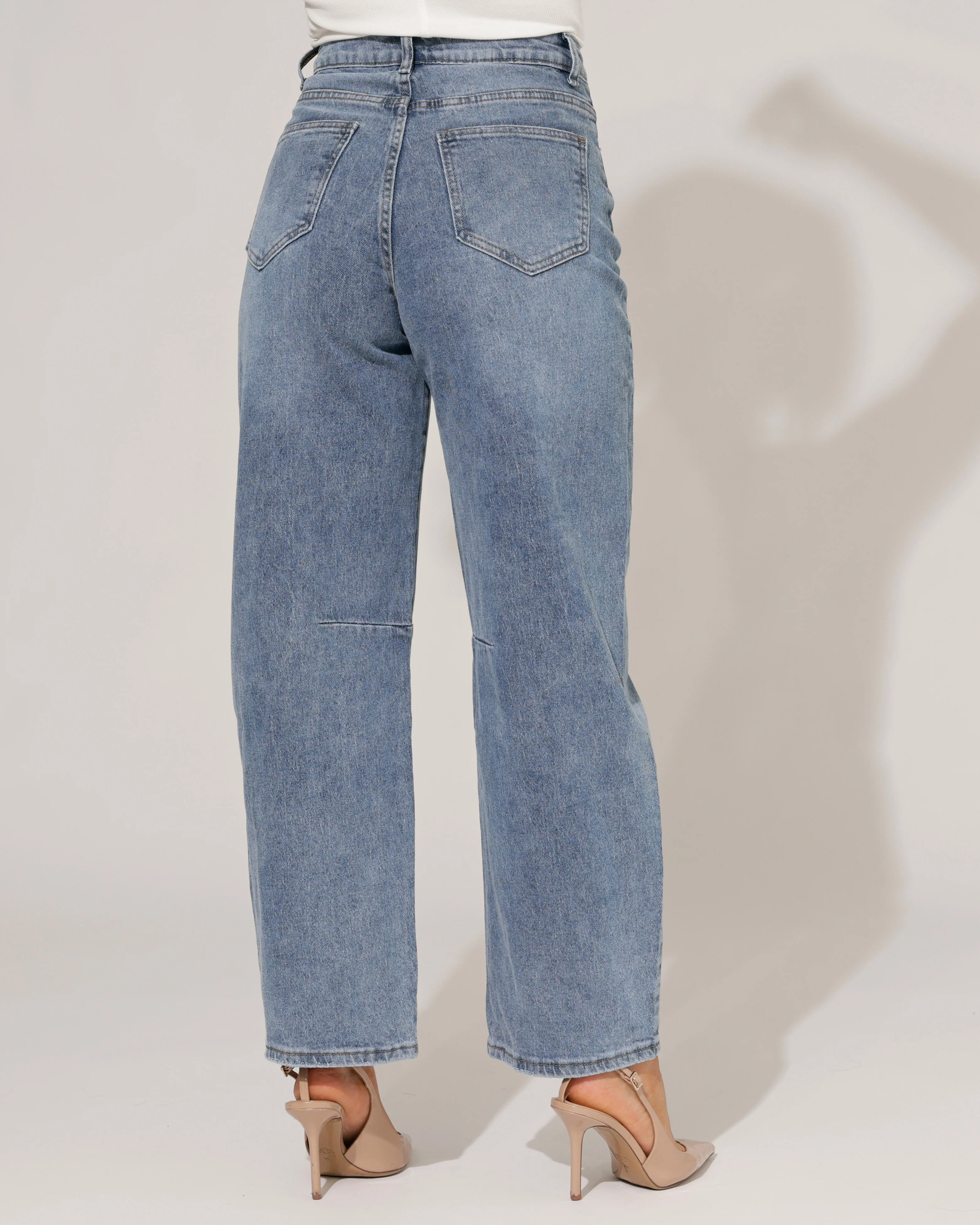Folyrose | Barrel jeans Rosin Blauw - Image 2