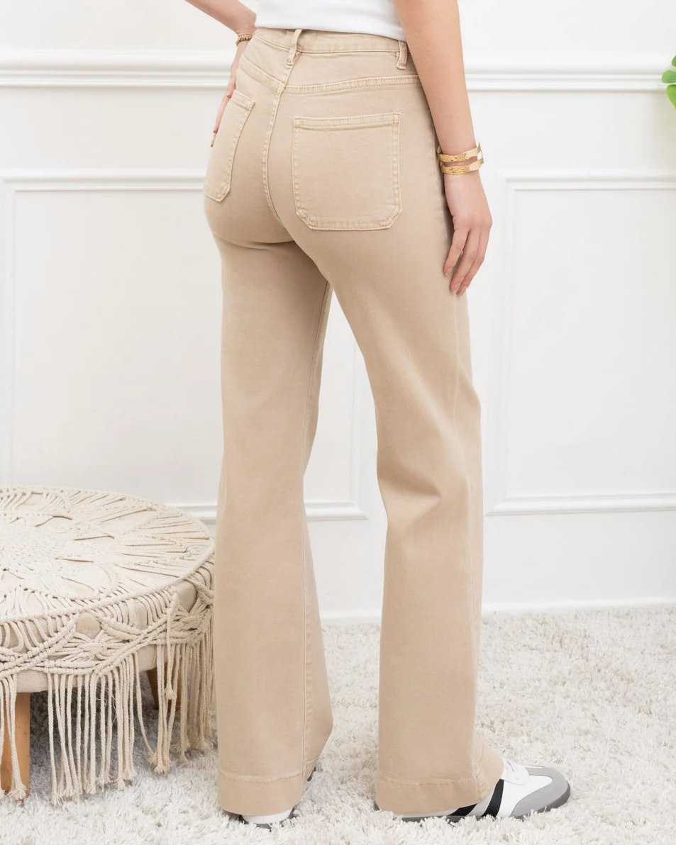 Folyrose | Wide leg jeans Jana-G Zand - Image 4