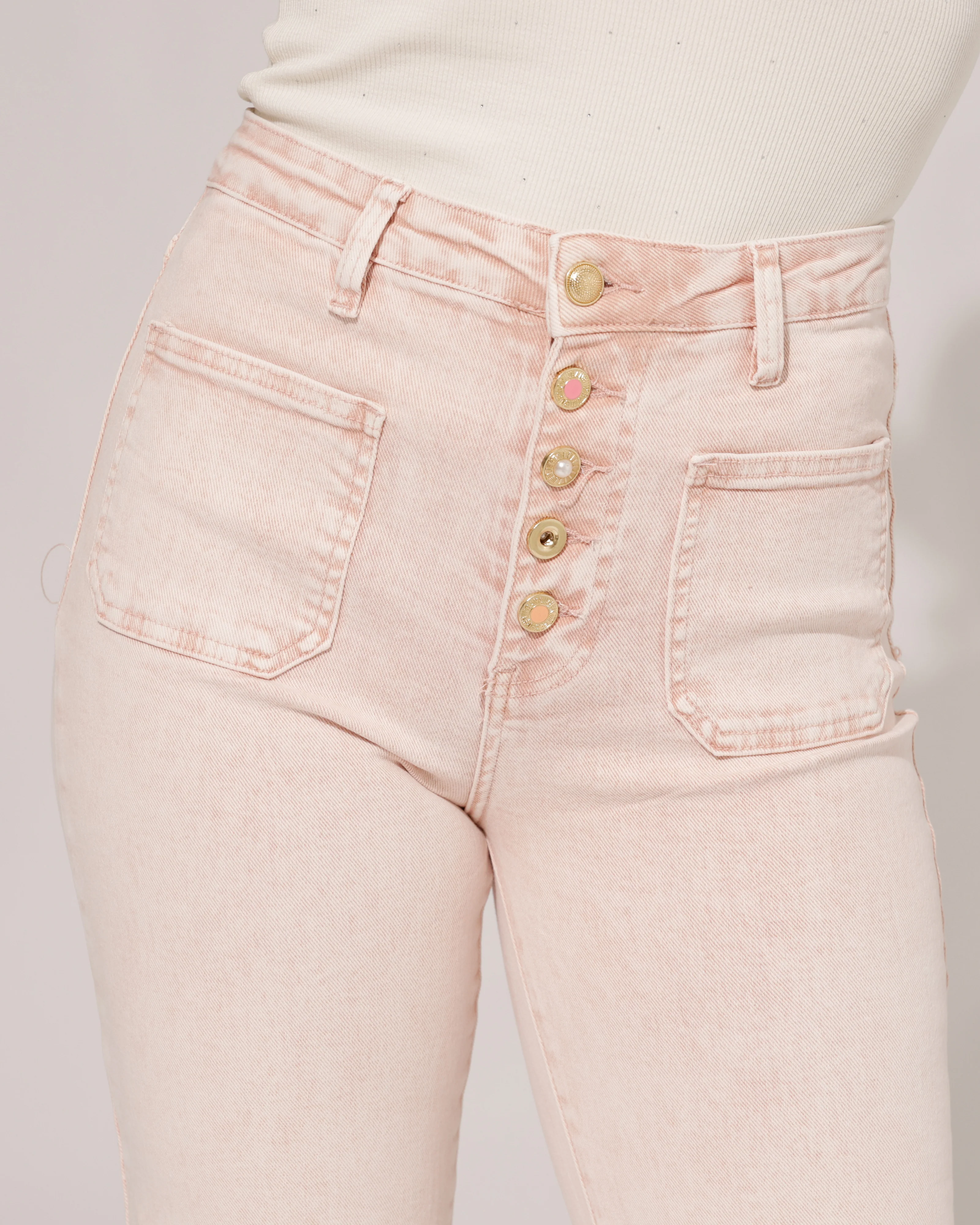Folyrose | Wide leg jeans Mika-YU Lichtroze - Image 2