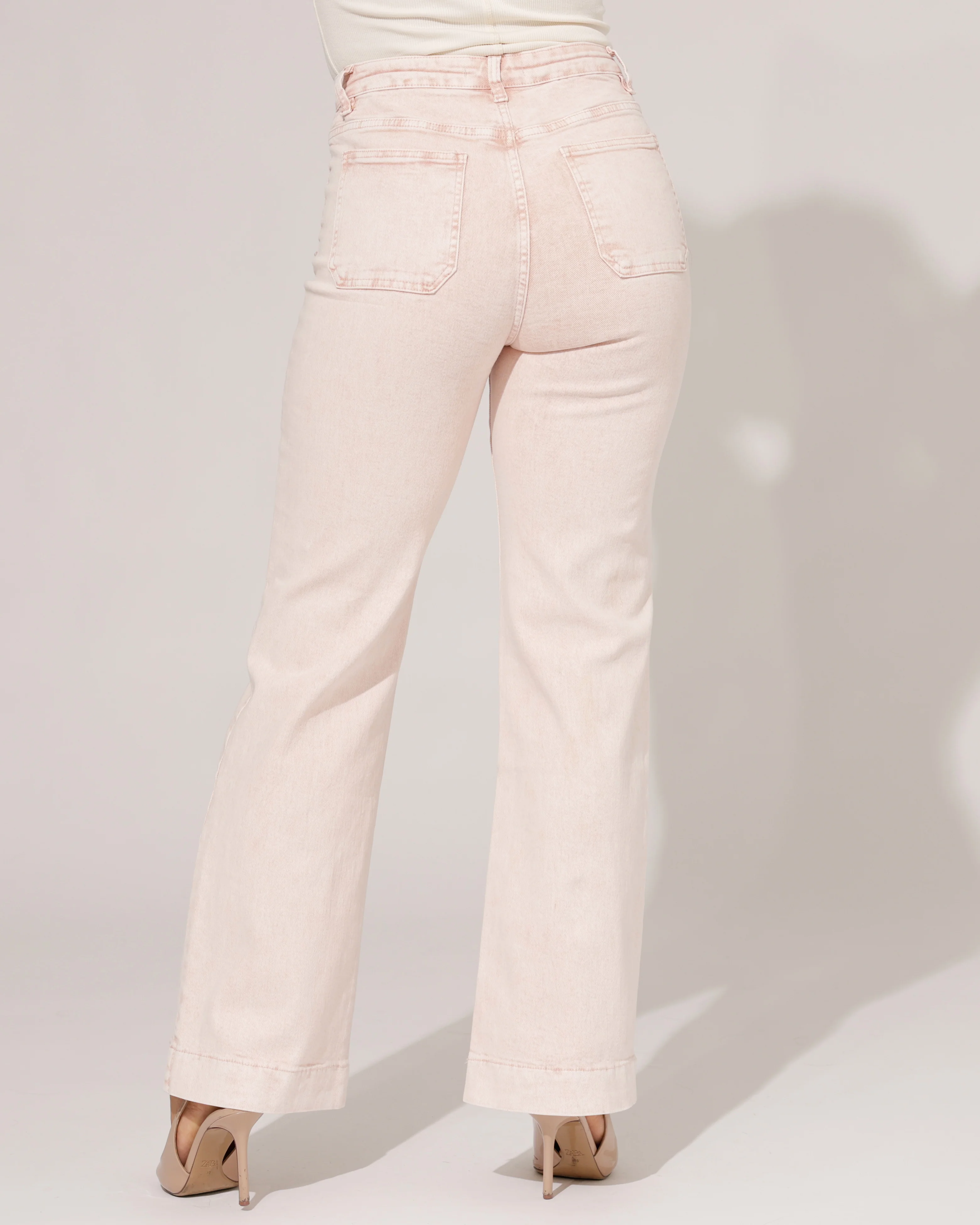Folyrose | Wide leg jeans Mika-YU Lichtroze - Image 6