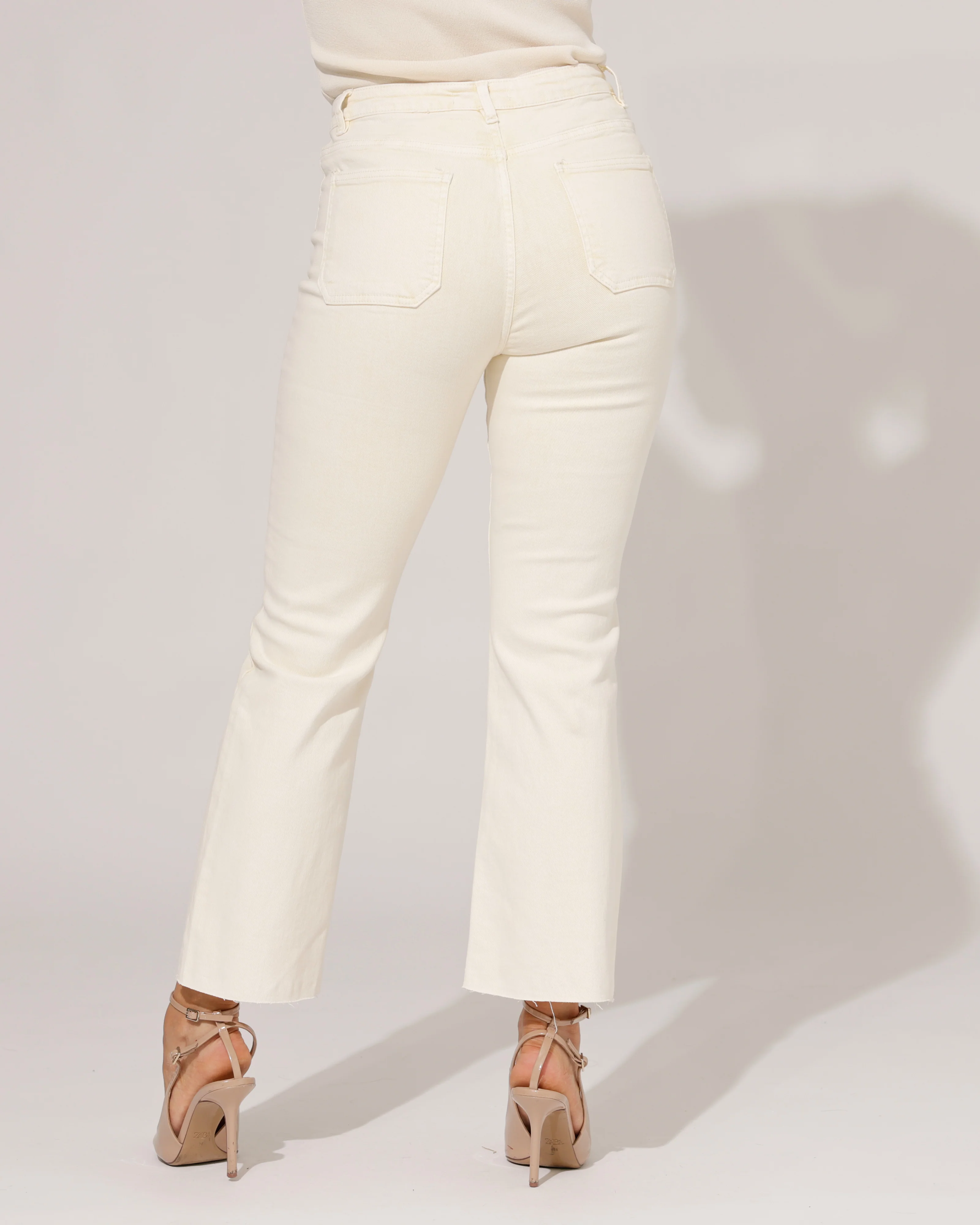 Folyrose | Wide leg jeans Mimi-YW Geel - Image 3