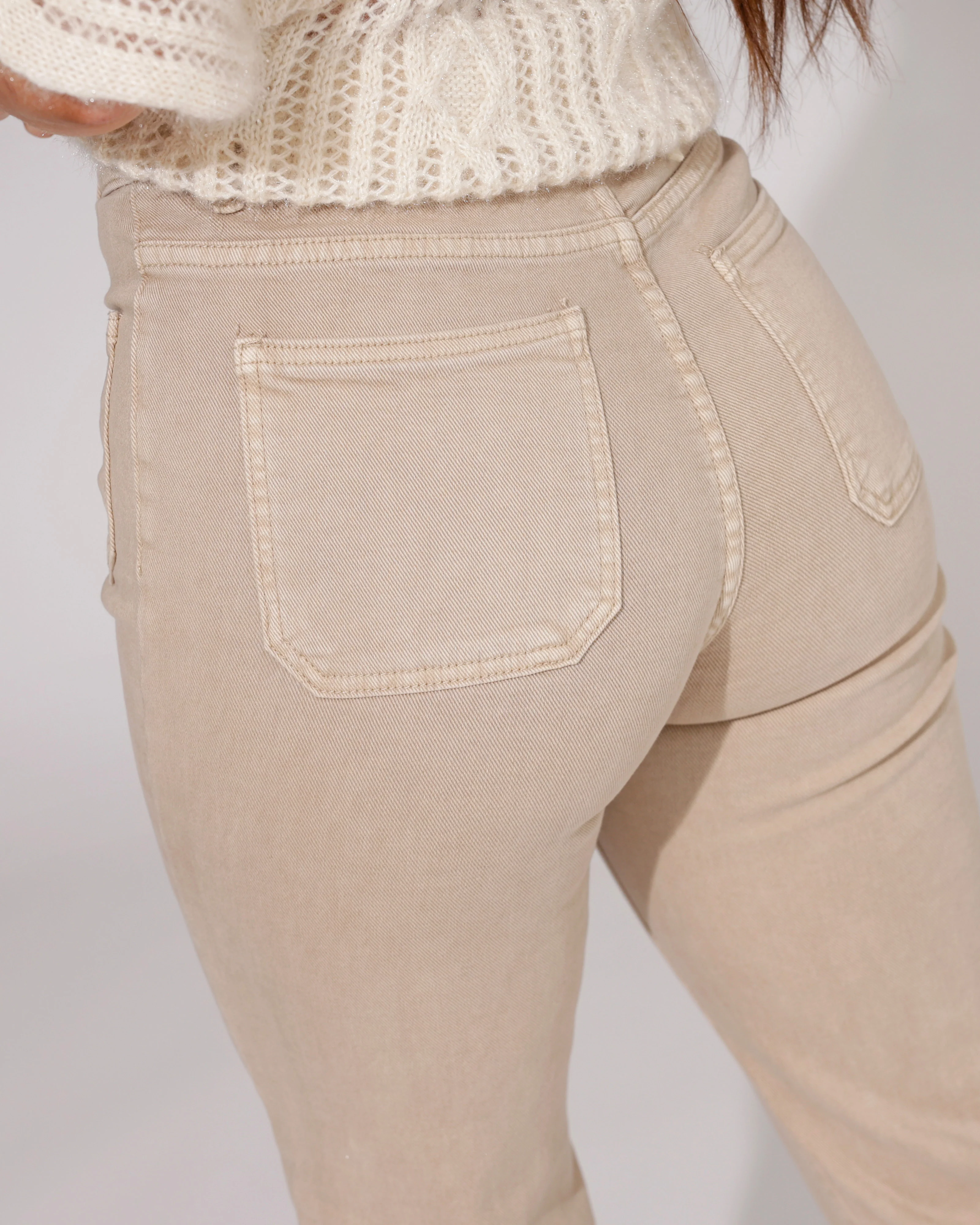 Folyrose | Wide leg jeans Zita-G Zand - Image 5