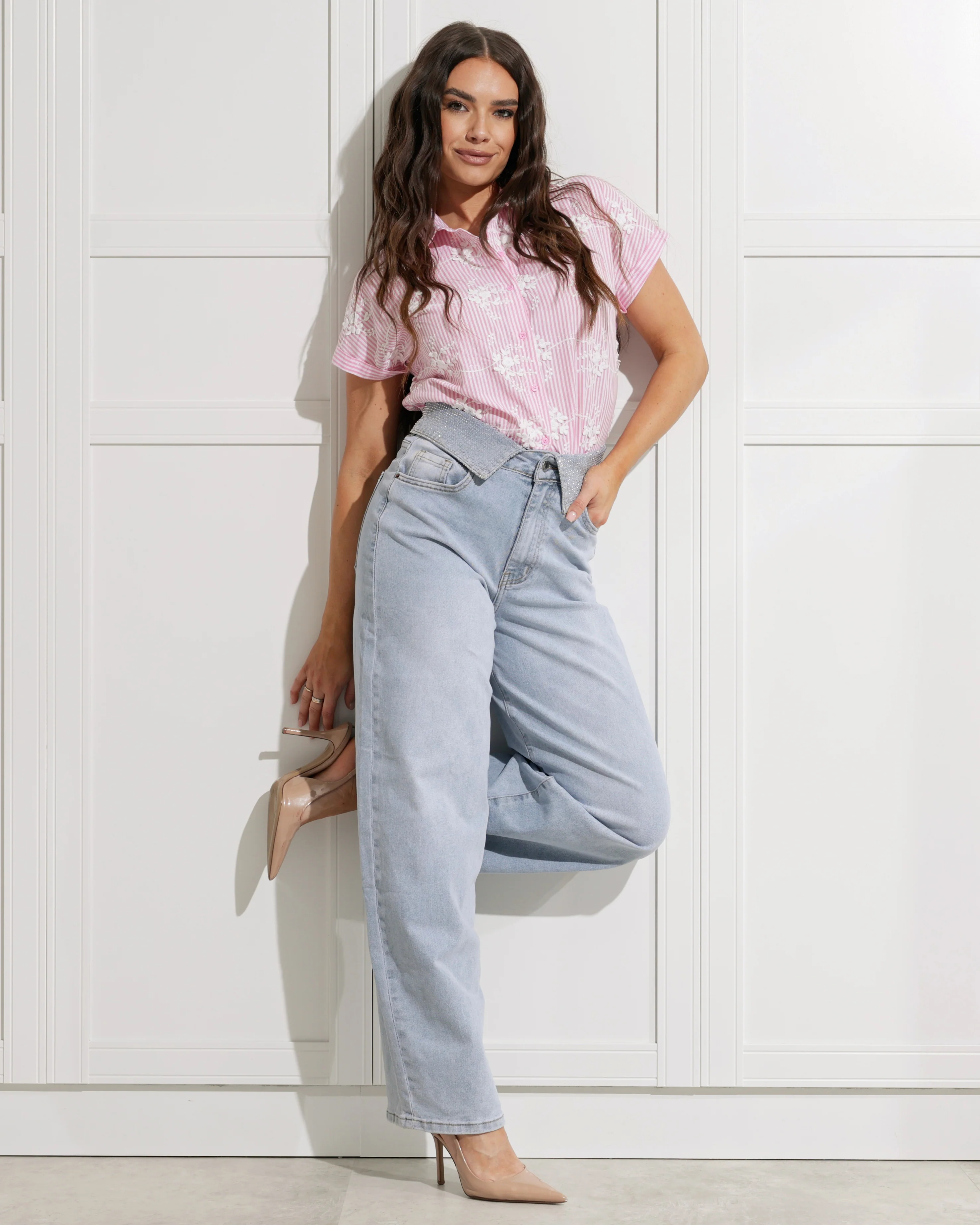 Gestreepte blouse Lizzy Roze - Image 2