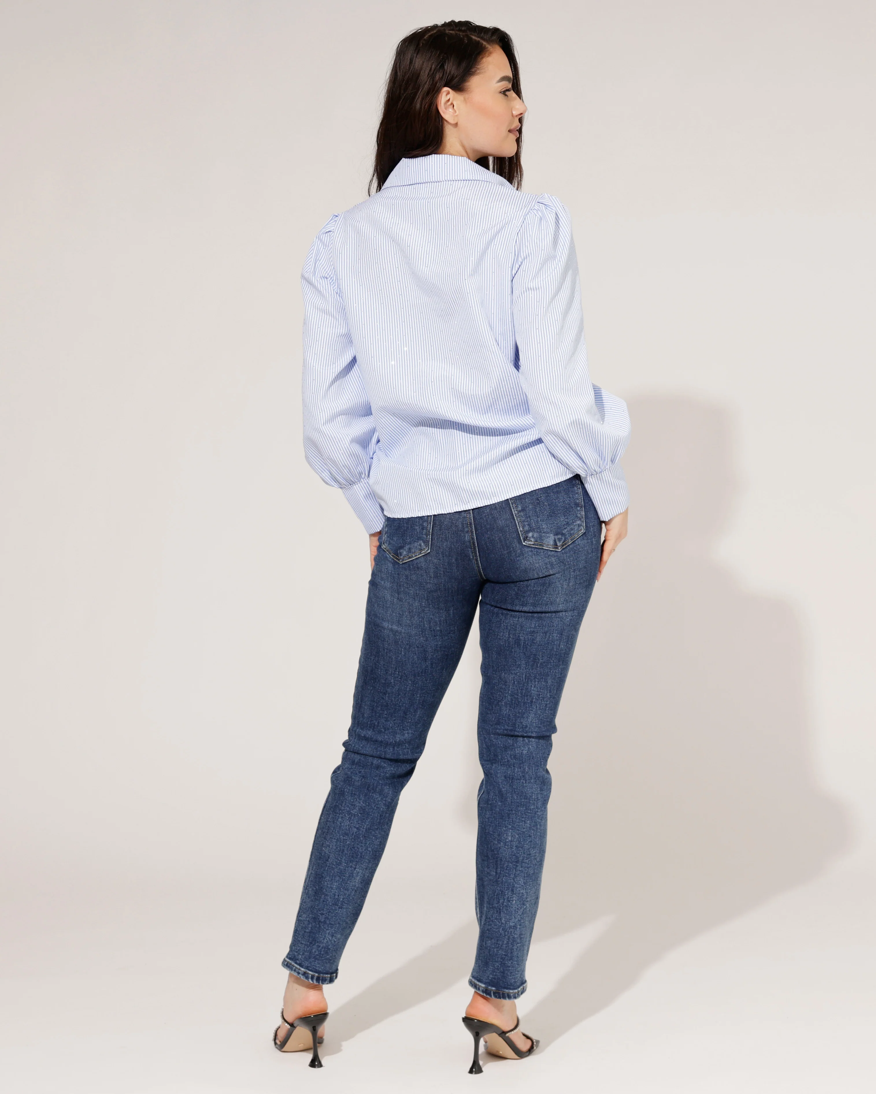 Goodies | Mom jeans Cee Donkerblauw - Image 7