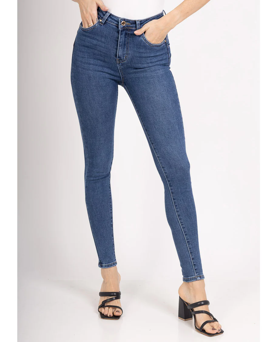 Goodies | Skinny jeans Jola Donkerblauw