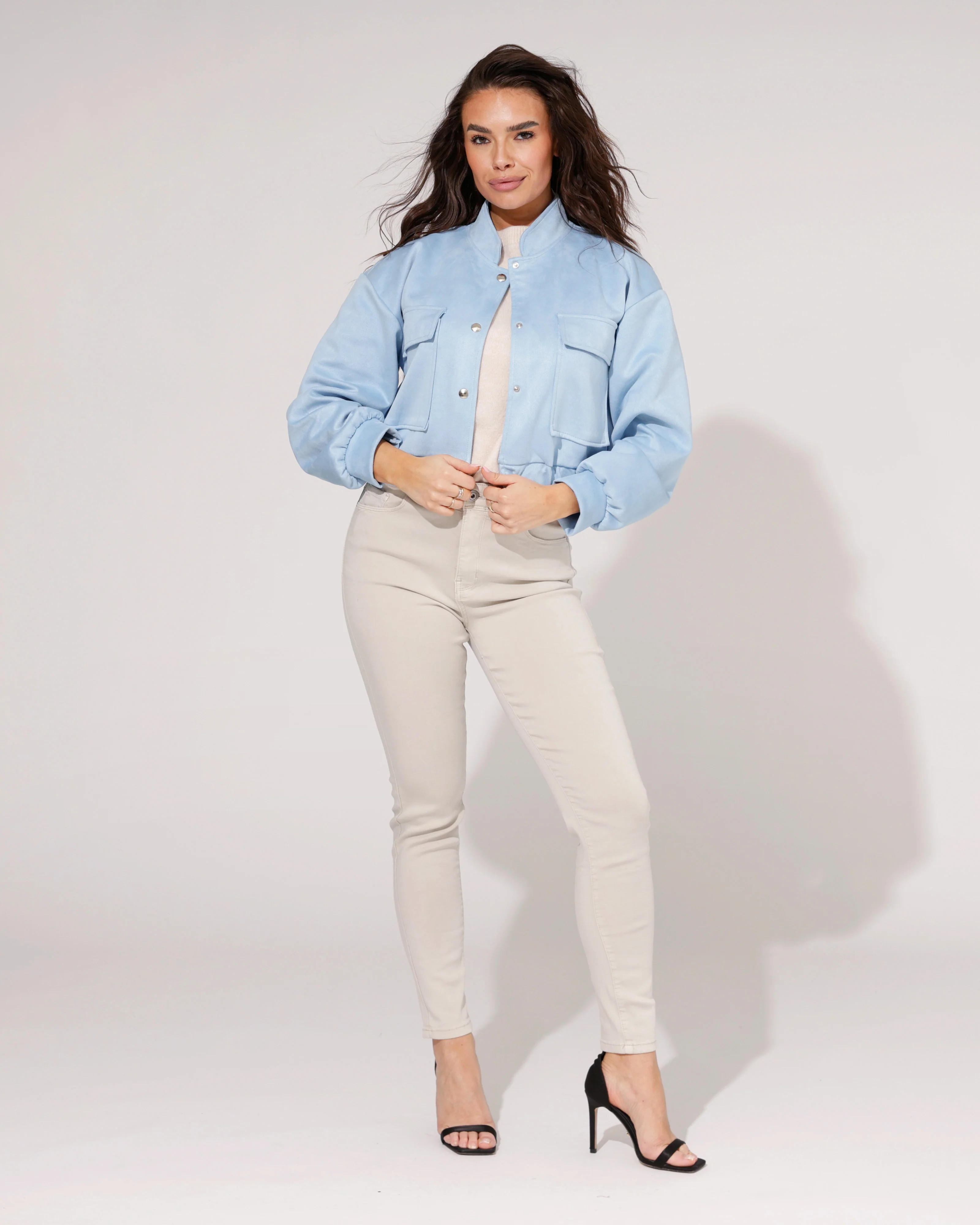 Goodies | Skinny jeans Lou-12 Beige - Image 5