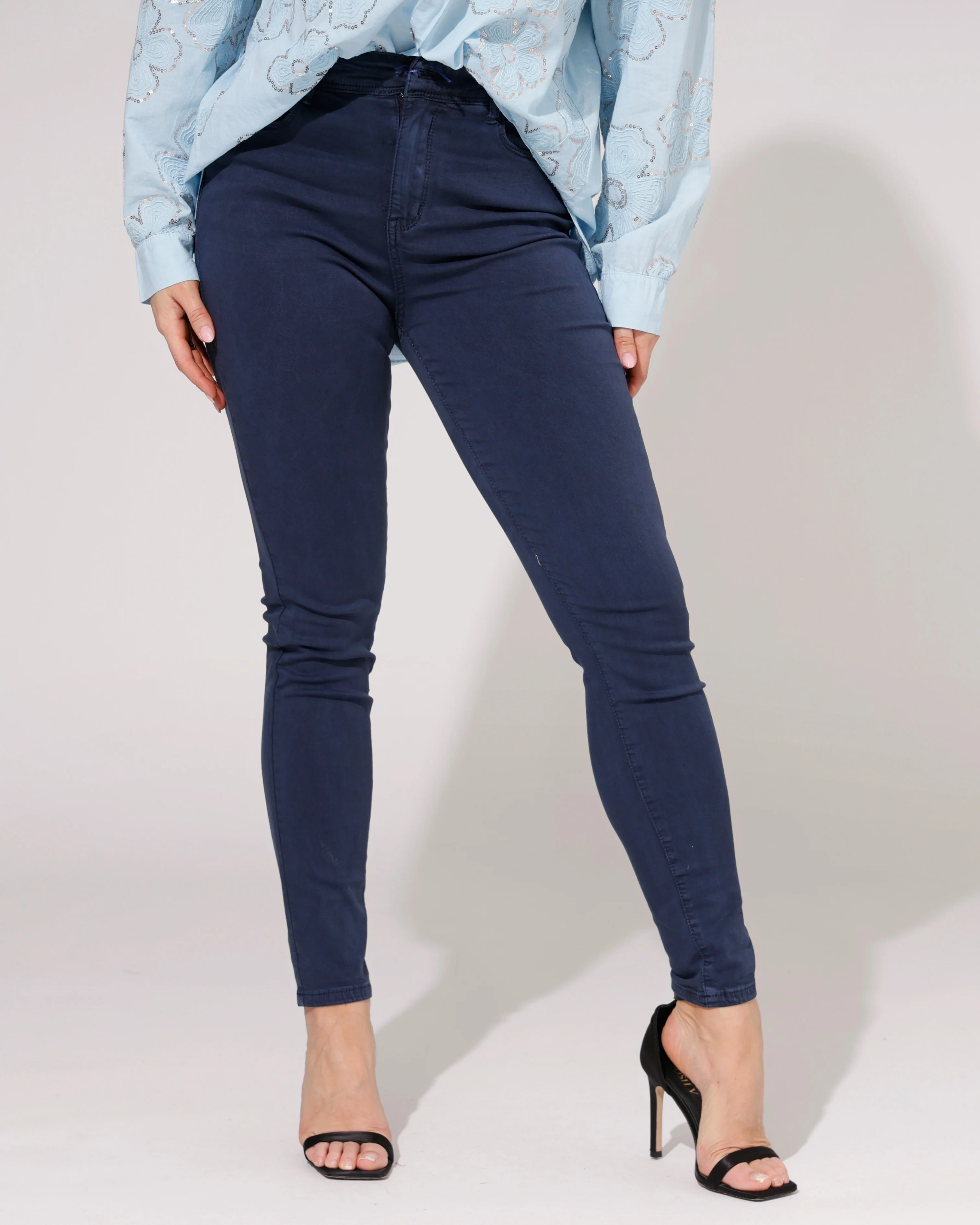 Goodies | Skinny jeans Lou-20 Blauw - Image 2