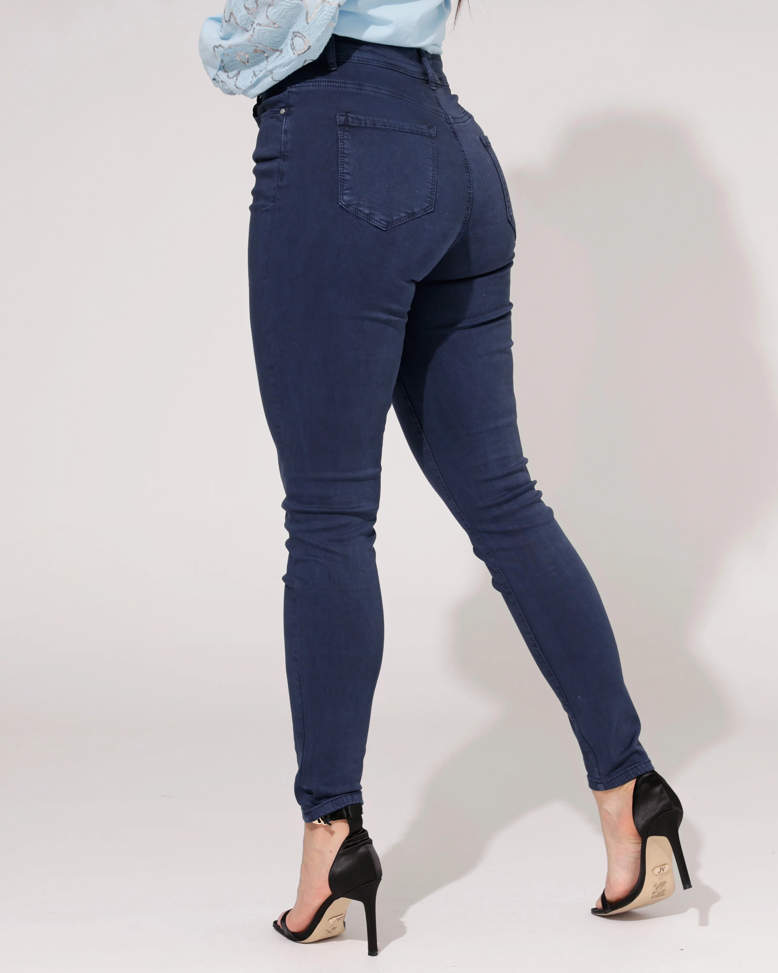 Goodies | Skinny jeans Lou-20 Blauw - Image 3