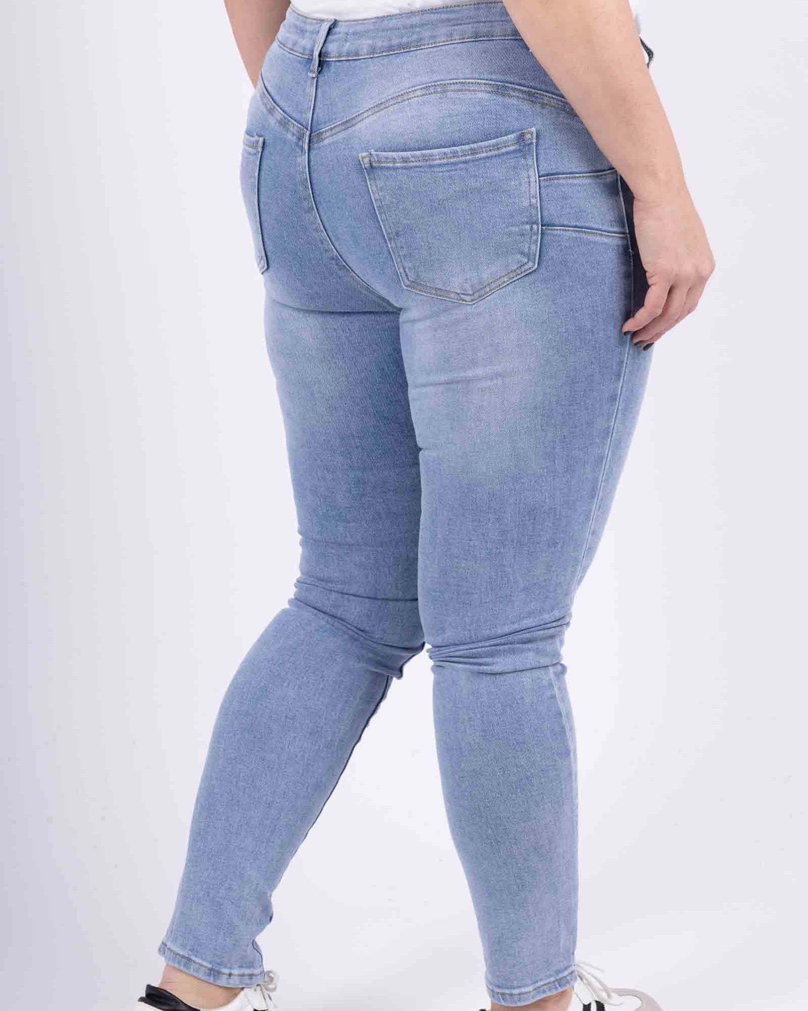 Goodies | Skinny jeans Sophie Blauw - Image 3