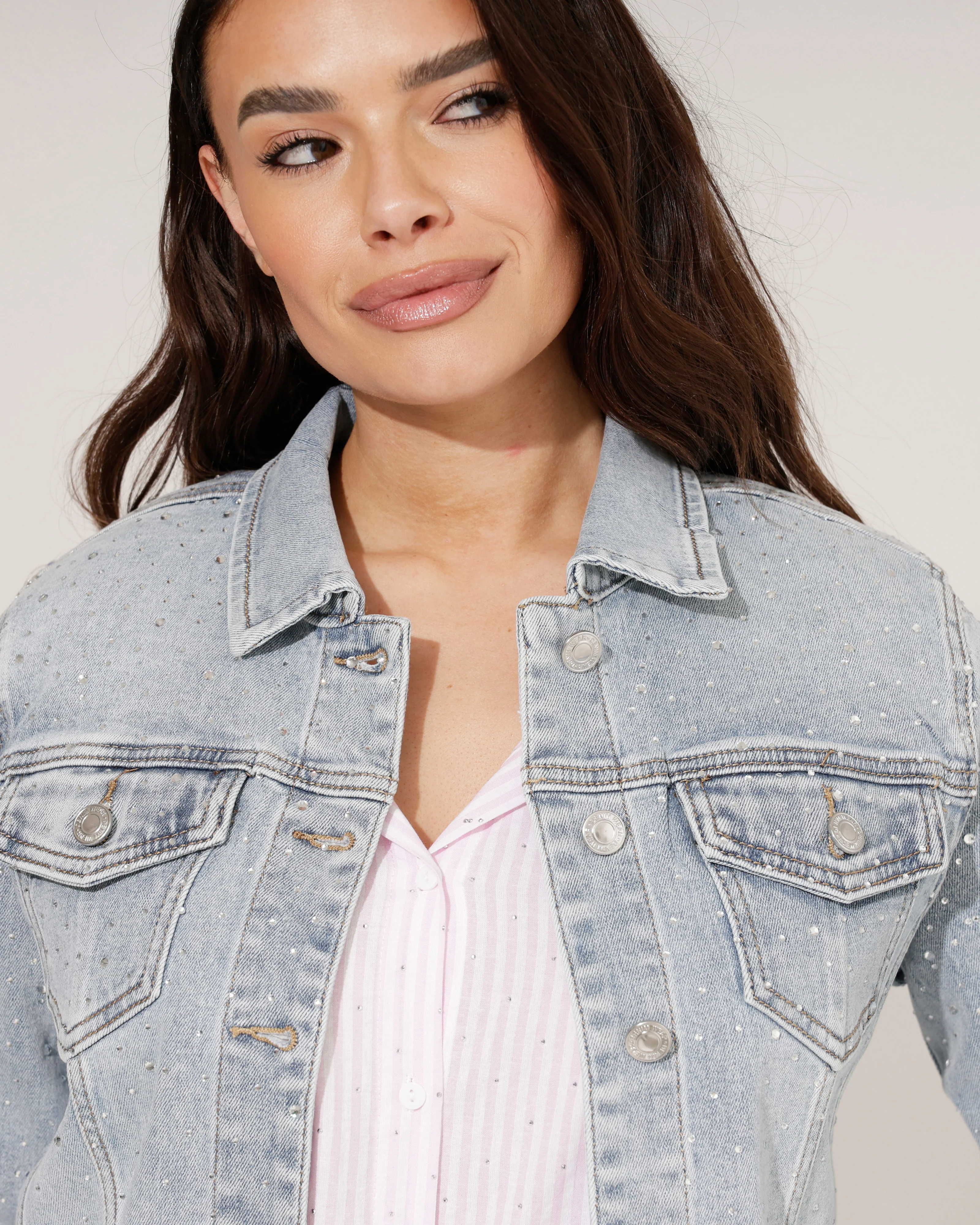 Goodies | Spijkerjacket Gina Blauw - Image 2