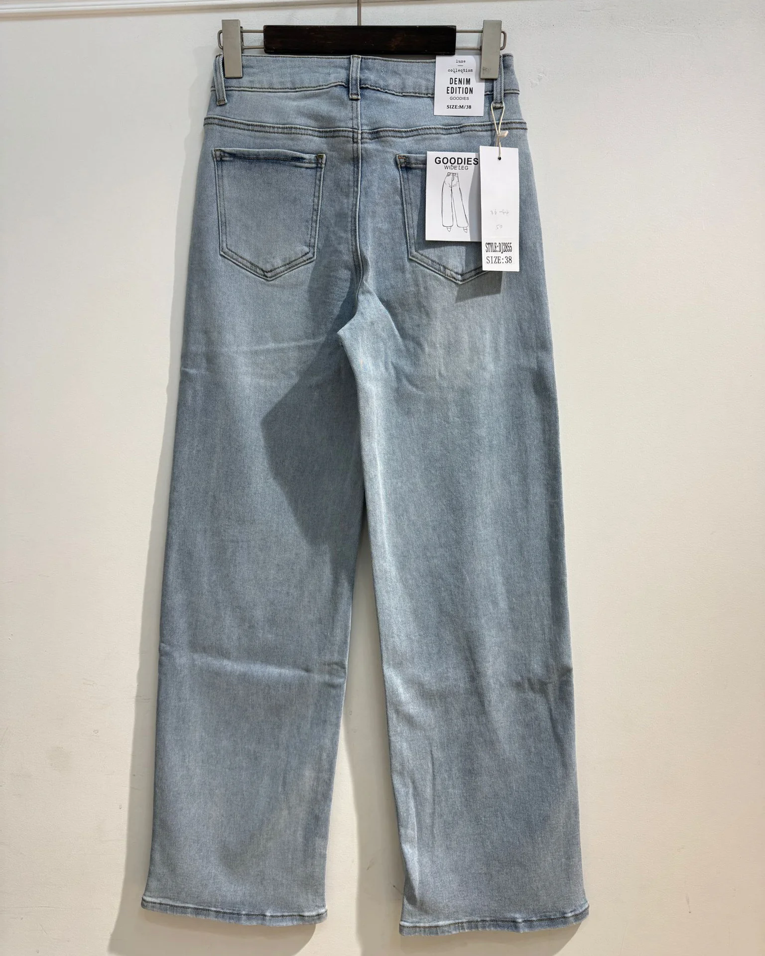 Goodies | Wide leg jeans knopen Nomae Blauw - Image 2