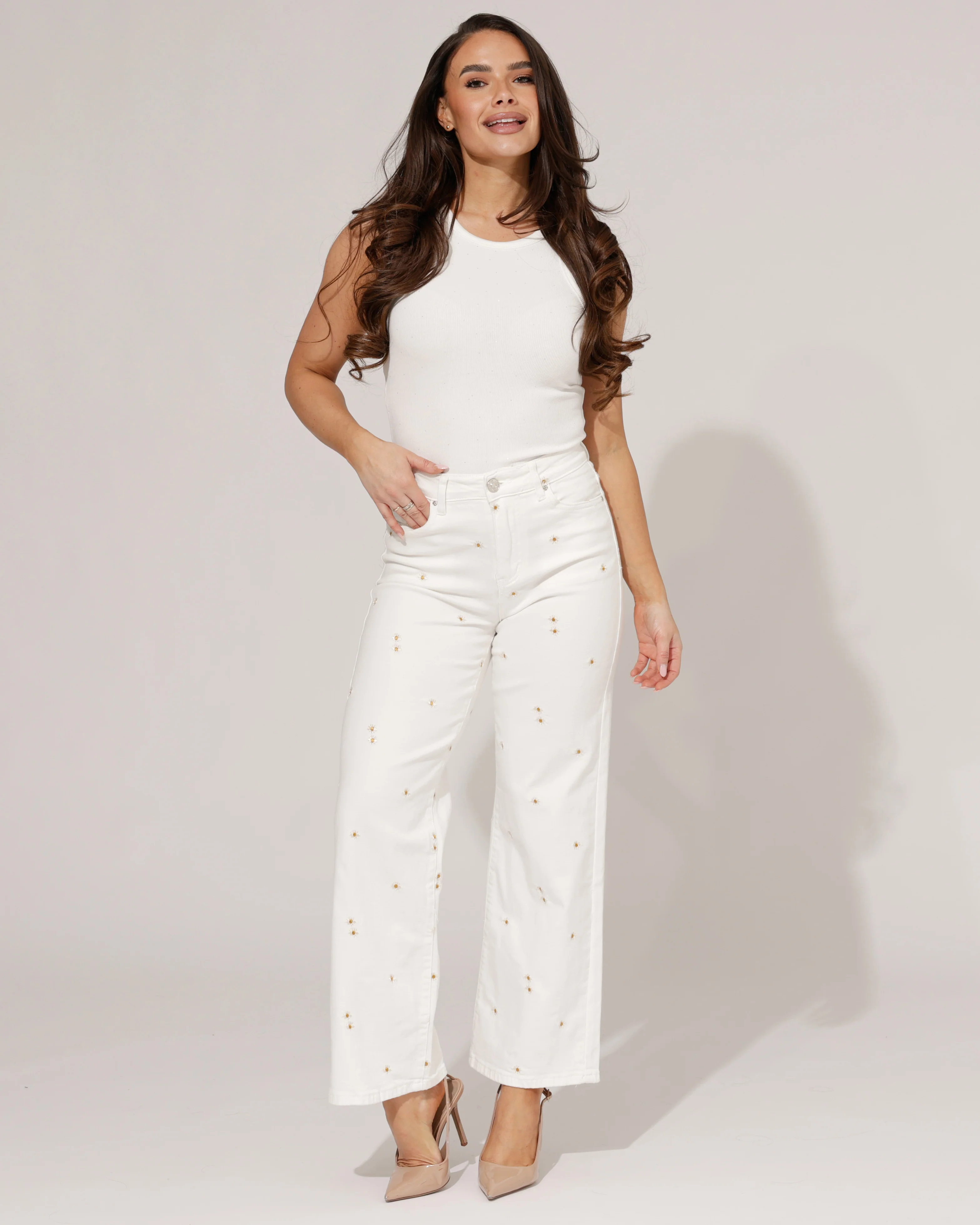 Goodies | Wide leg jeans Kyra Wit