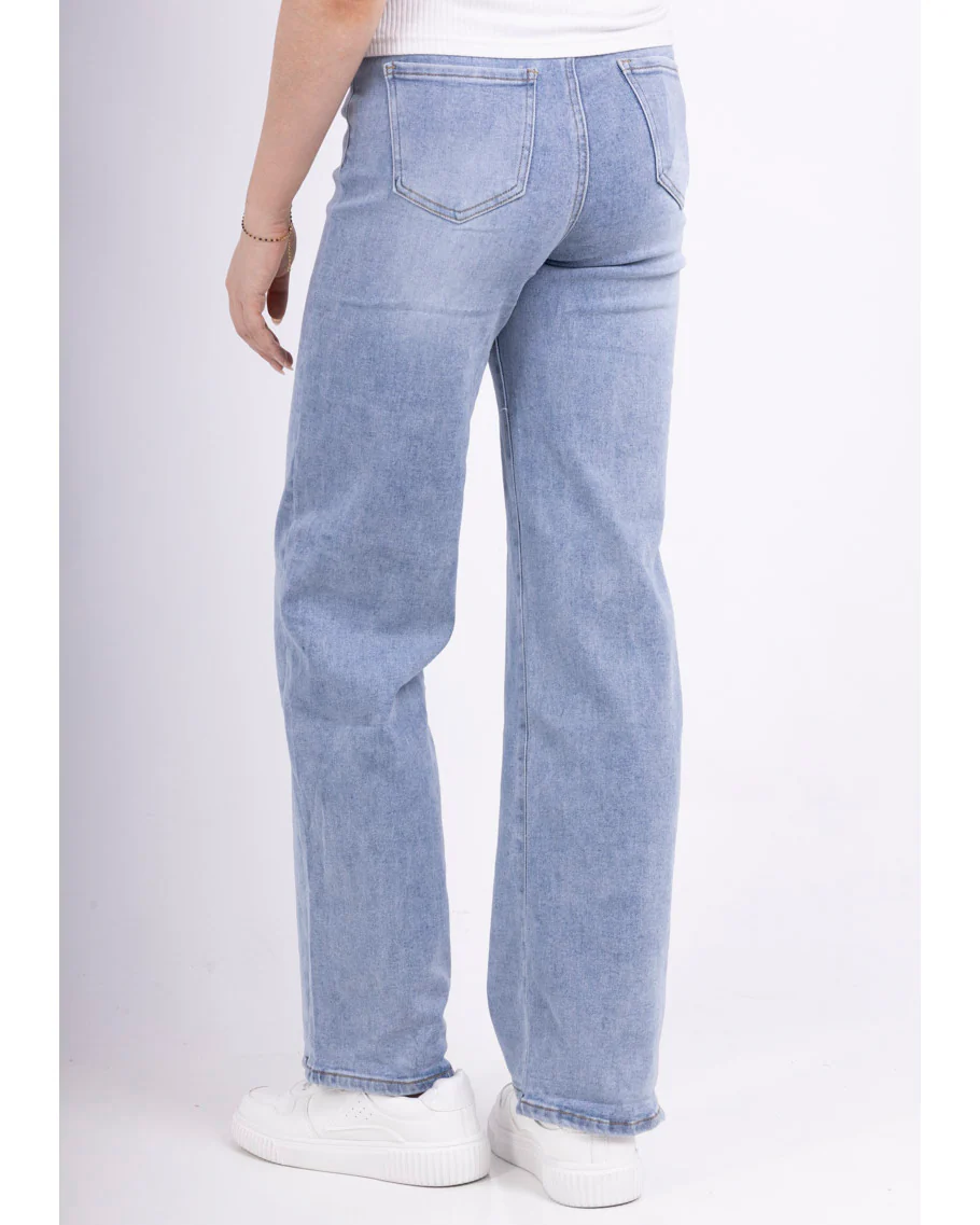 Goodies | Wide leg jeans Sienna Blauw - Image 4