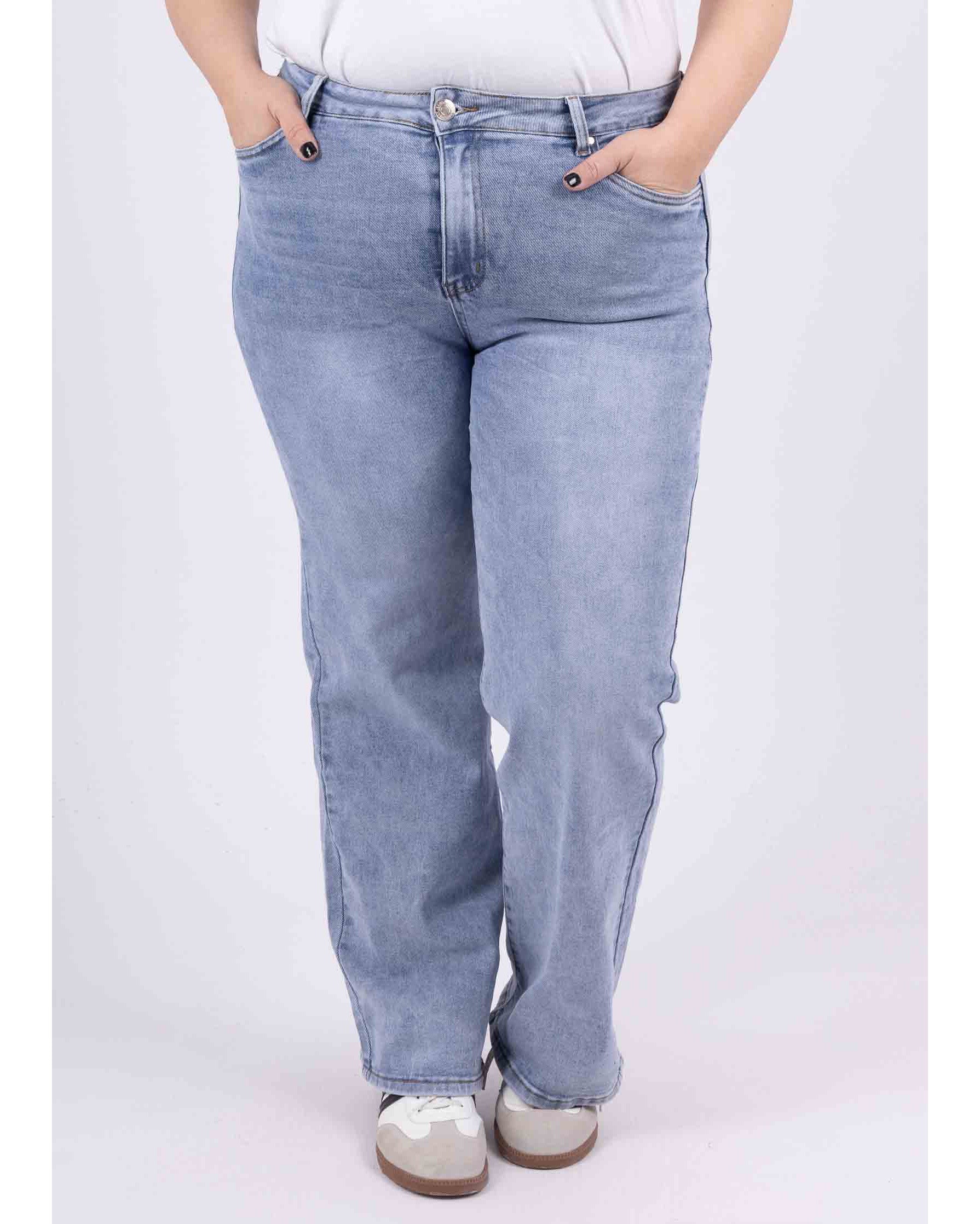 Goodies | Wide leg jeans Sienna Blauw - Image 5