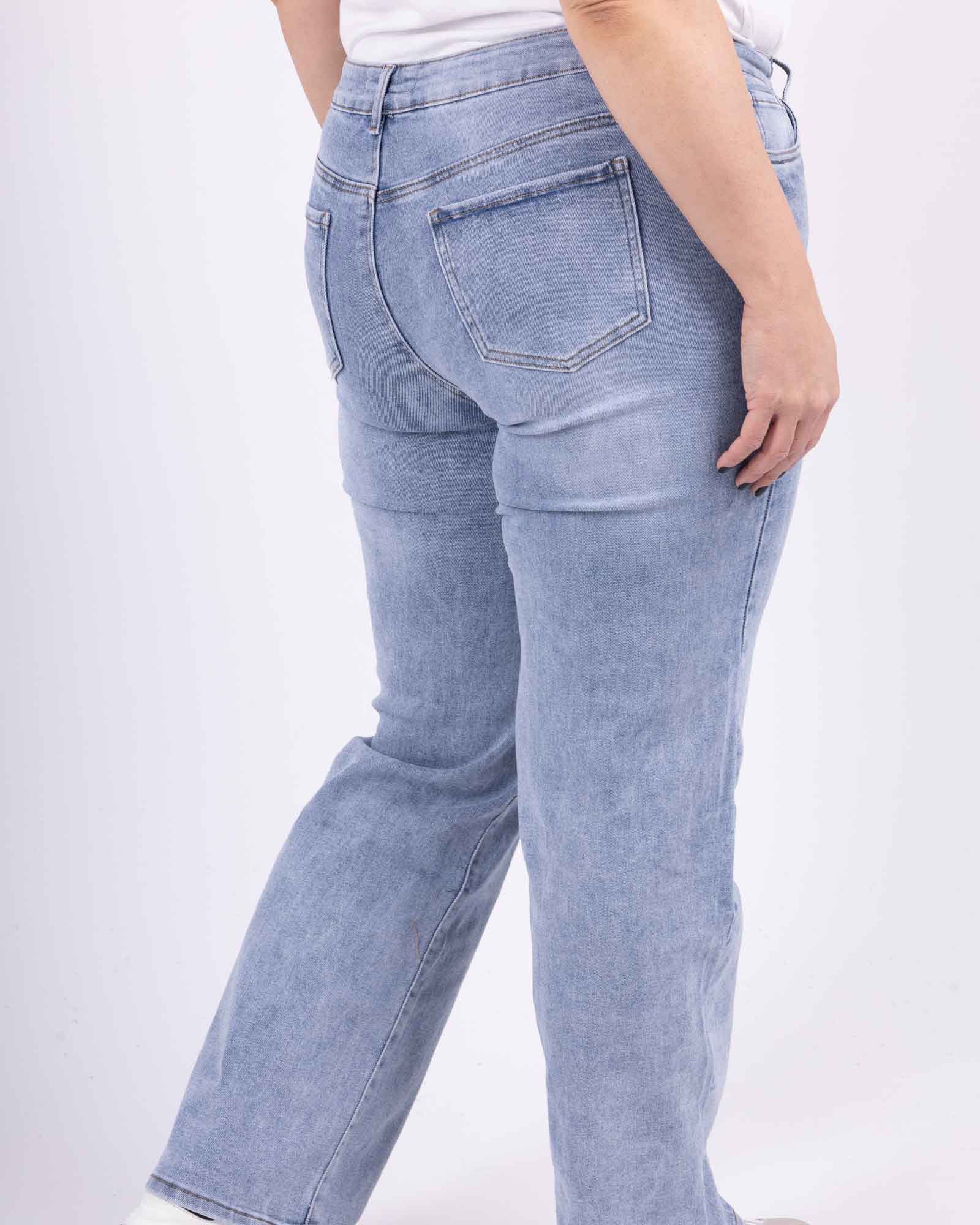 Goodies | Wide leg jeans Sienna Blauw - Image 9
