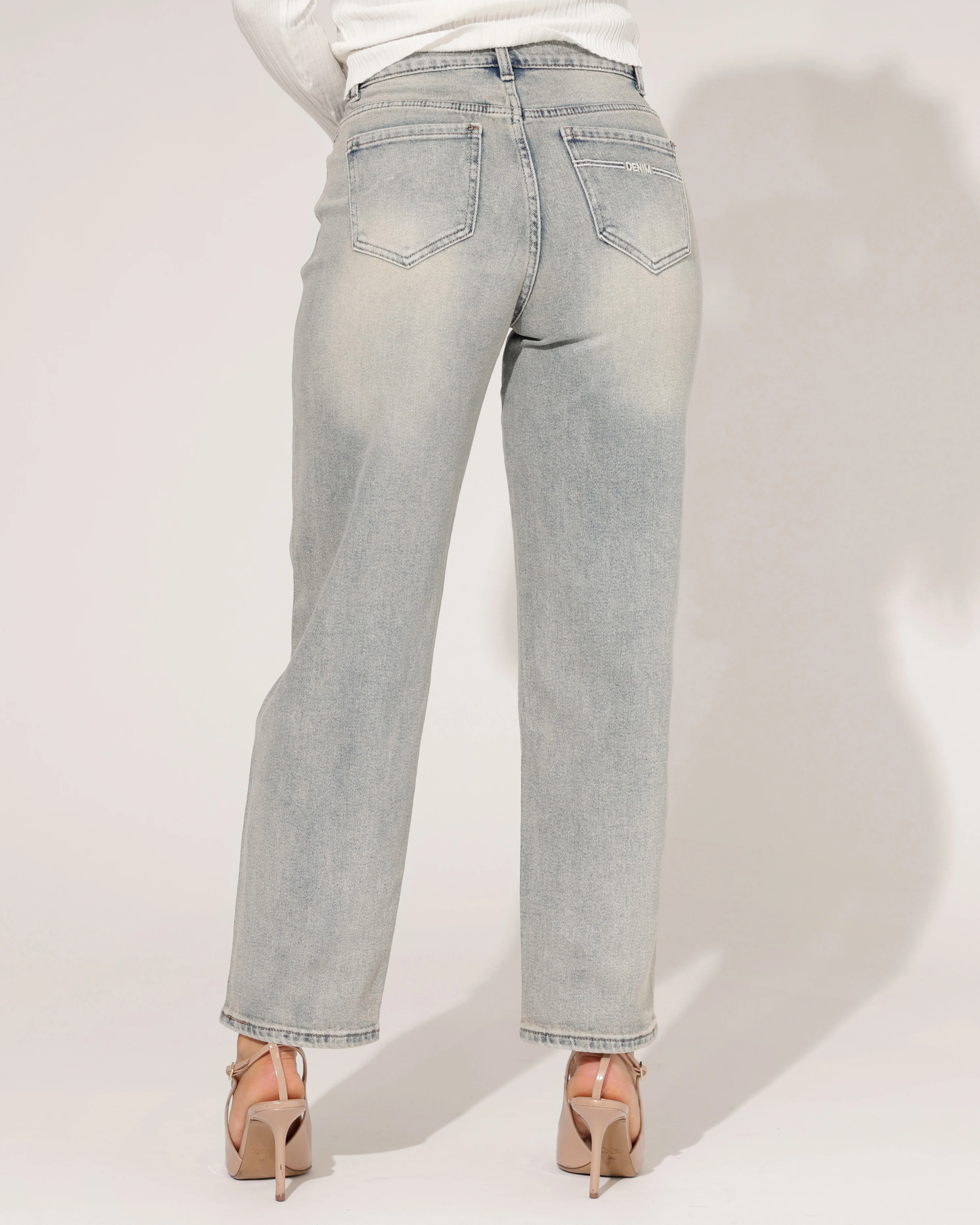 Hello Miss | Barrel Jeans Ansh-2 Blauw - Image 5