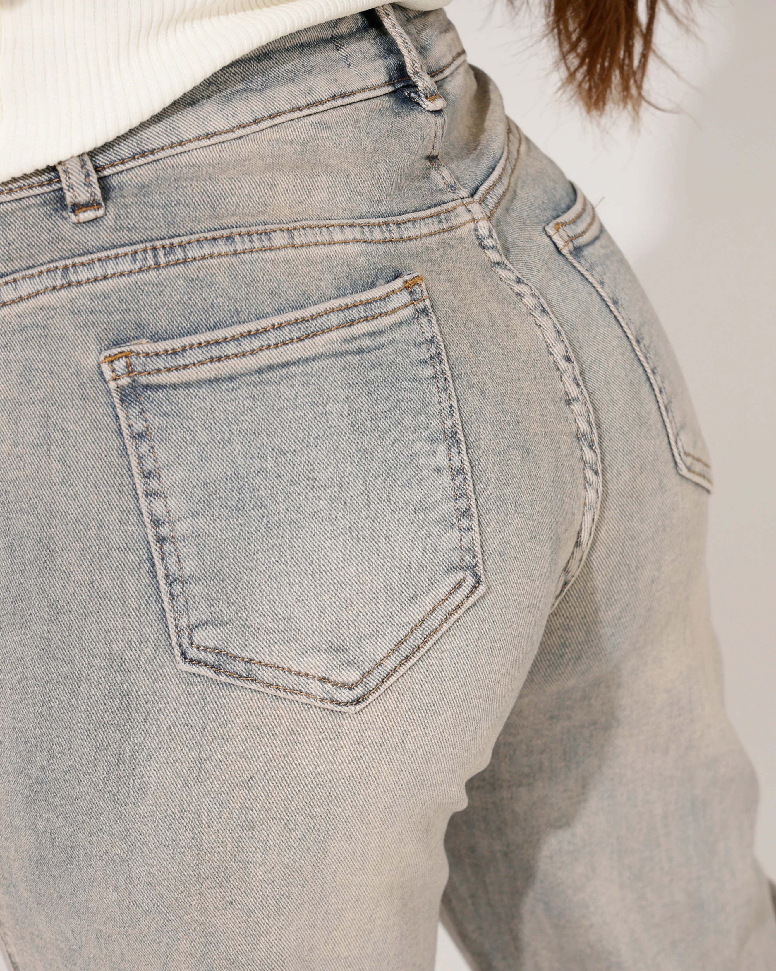 Hello Miss | Barrel jeans Lieq-3 Blauw - Image 5