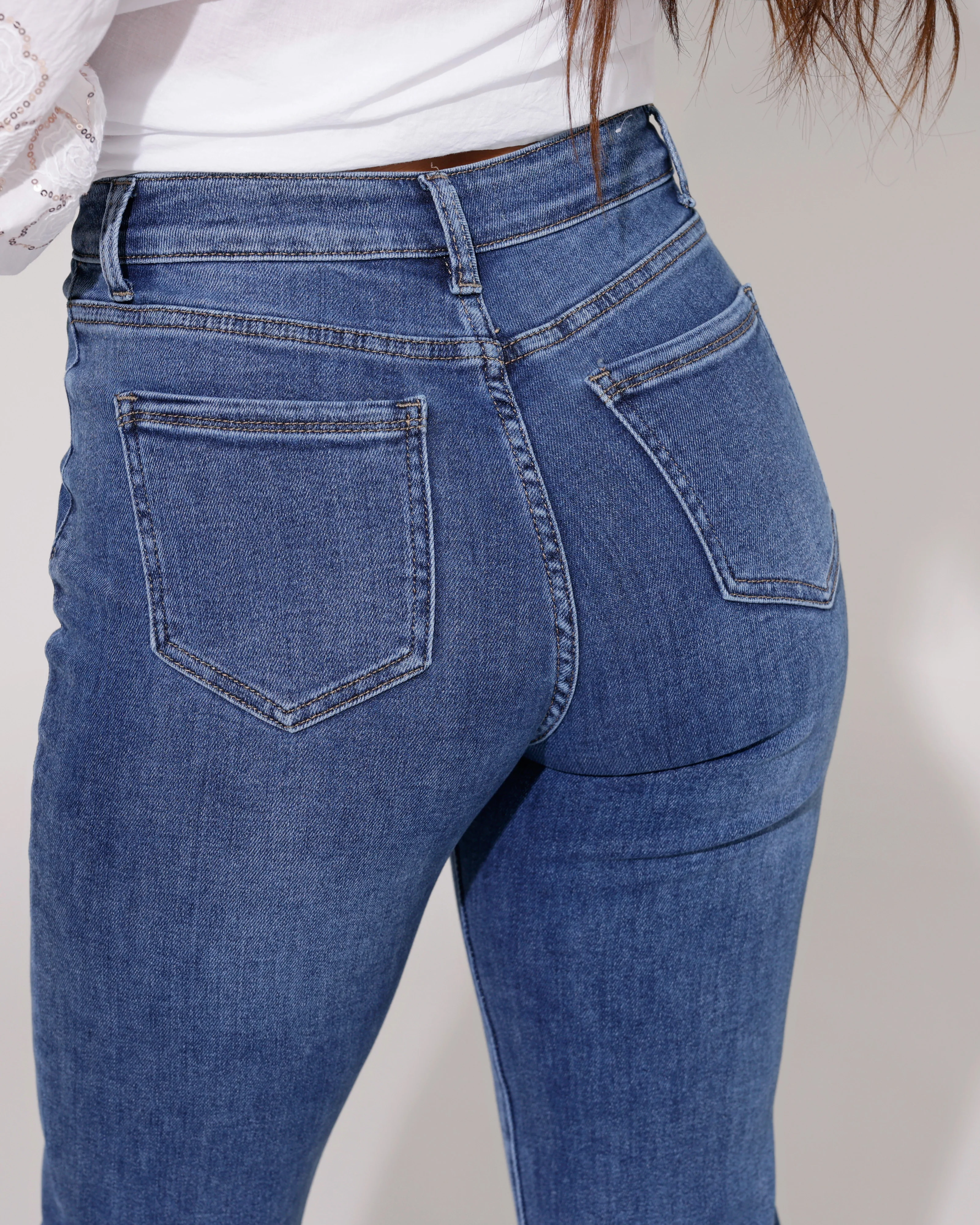 Hello Miss | Mom jeans Kiki-7 Blauw - Image 3