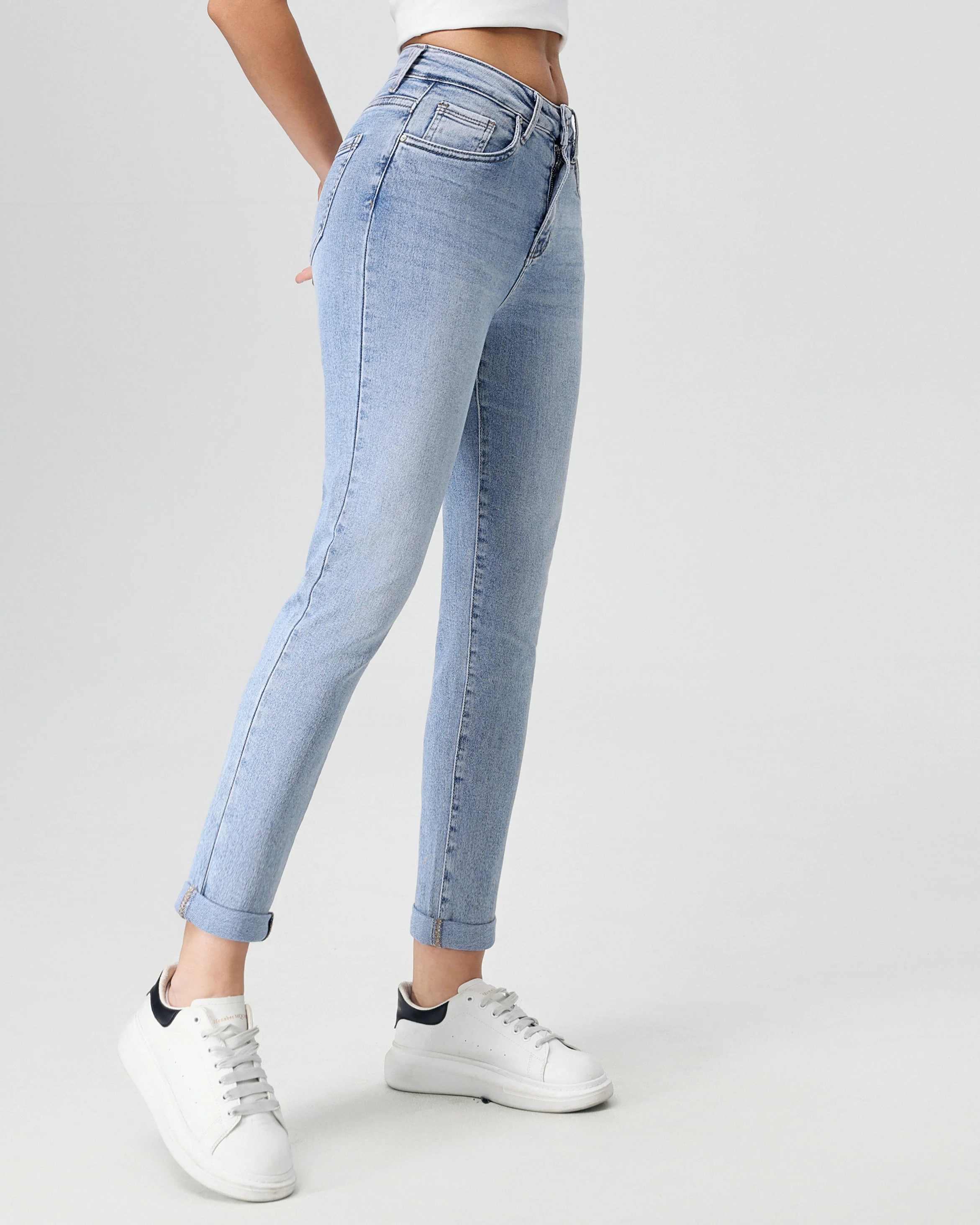 Hello Miss | Regular jeans Lizanne-1 Lichtblauw - Image 2