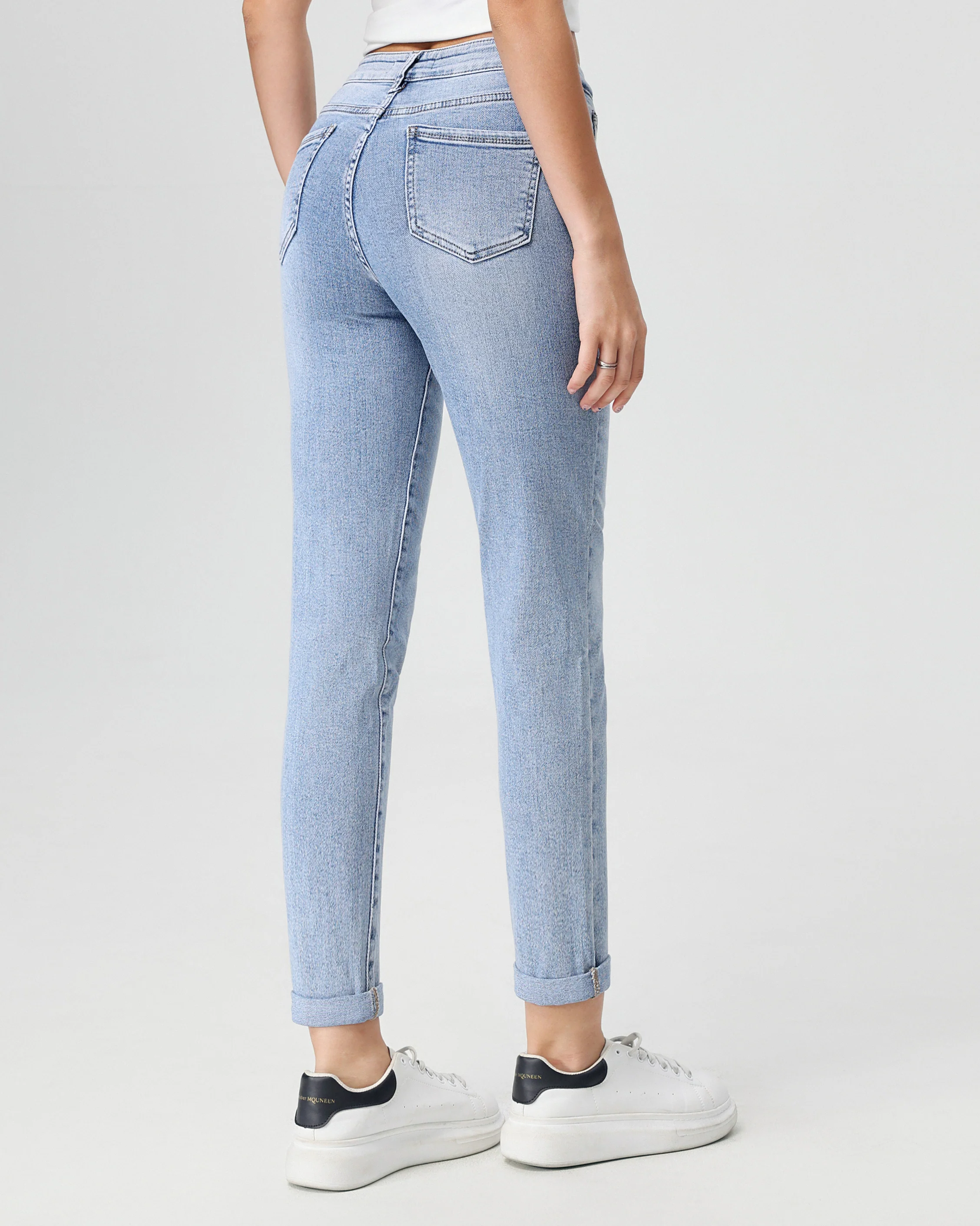 Hello Miss | Regular jeans Lizanne-1 Lichtblauw - Image 3