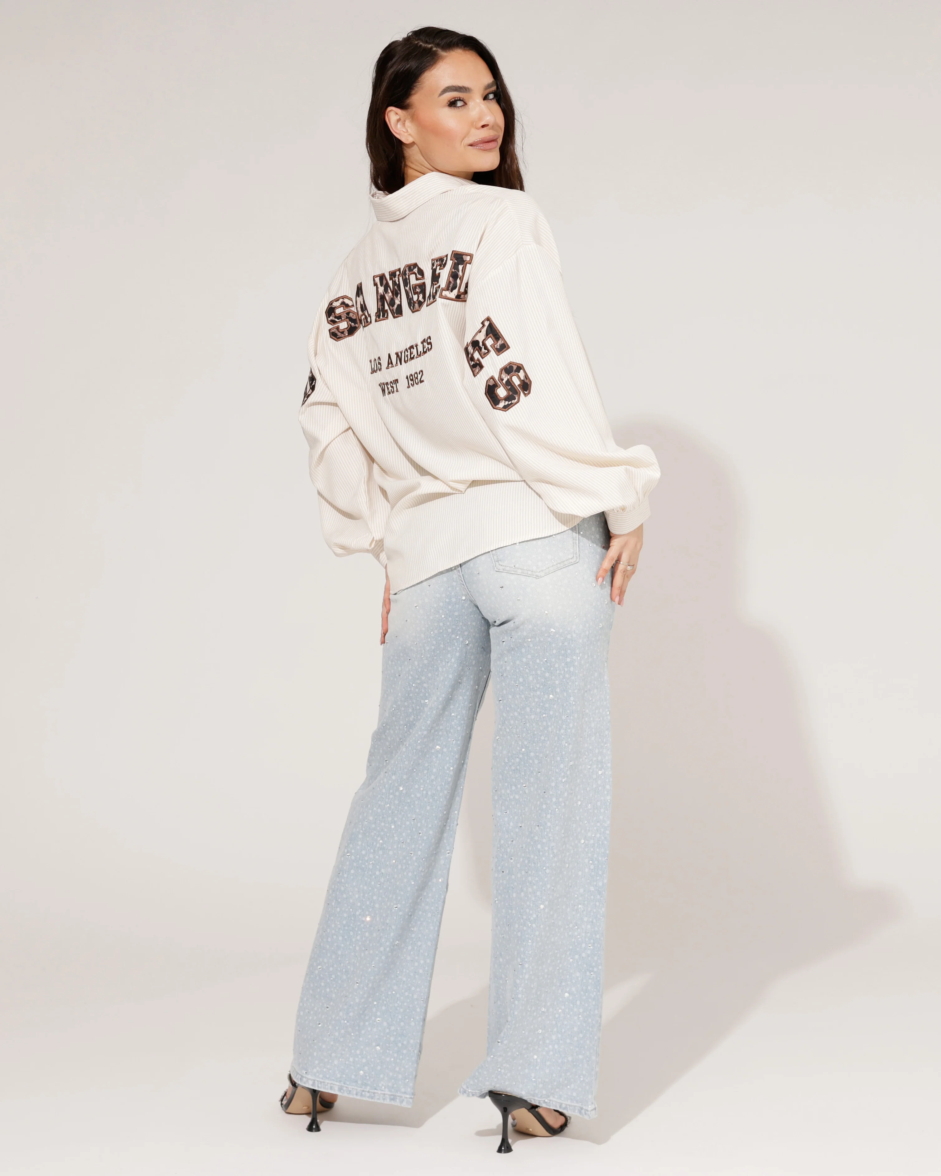 Hello Miss | Wide leg jeans Lesley Lichtblauw - Image 4