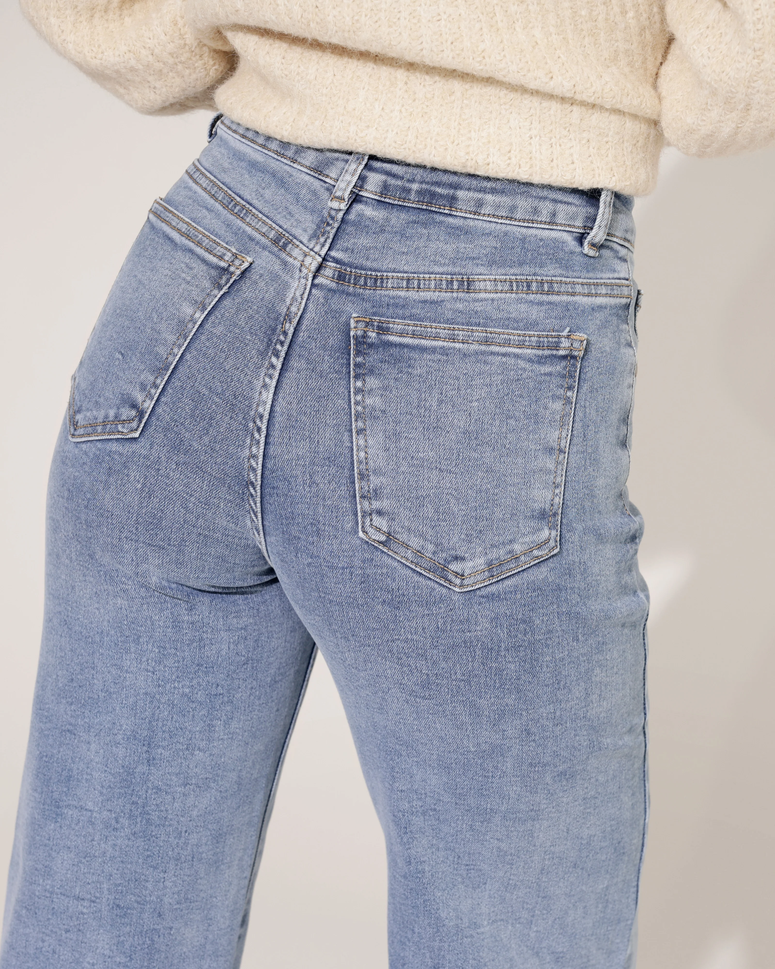 Hello Miss | Wide leg jeans Irith-2 Blauw - Image 5