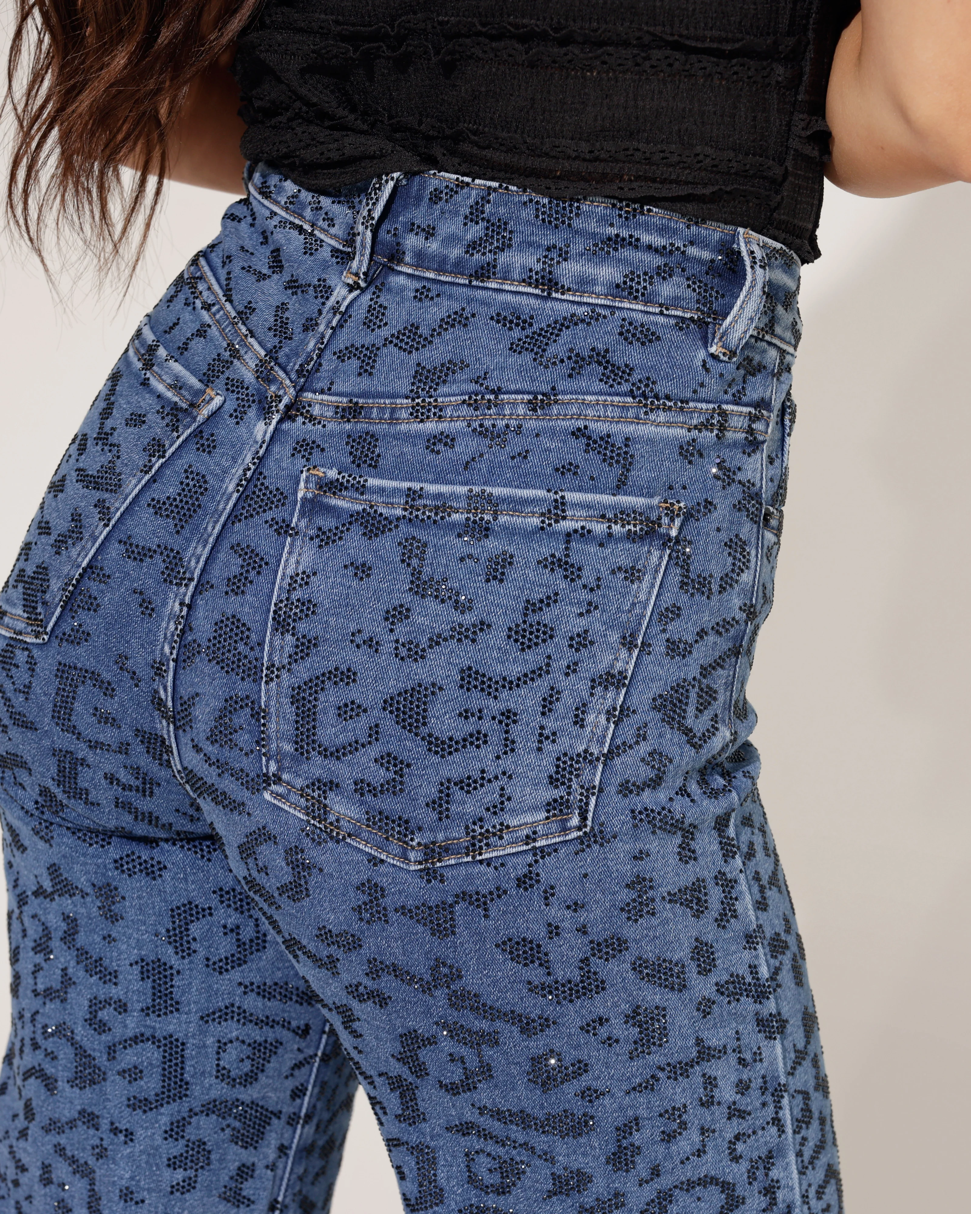 Laulia | Straight jeans, full length Siss-18 Blauw - Image 5