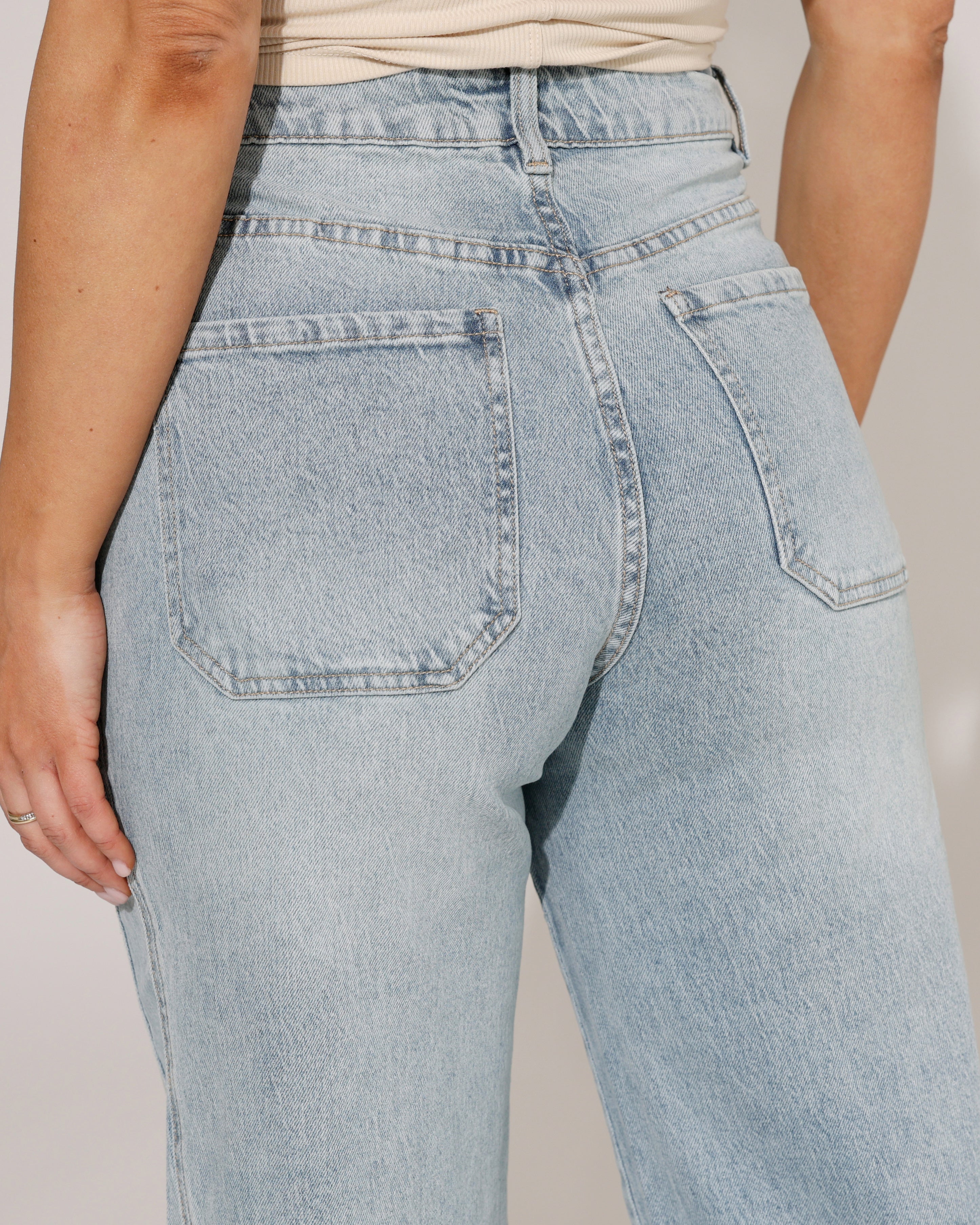 Laulia | Wide leg jeans Dalila Blauw - Image 3