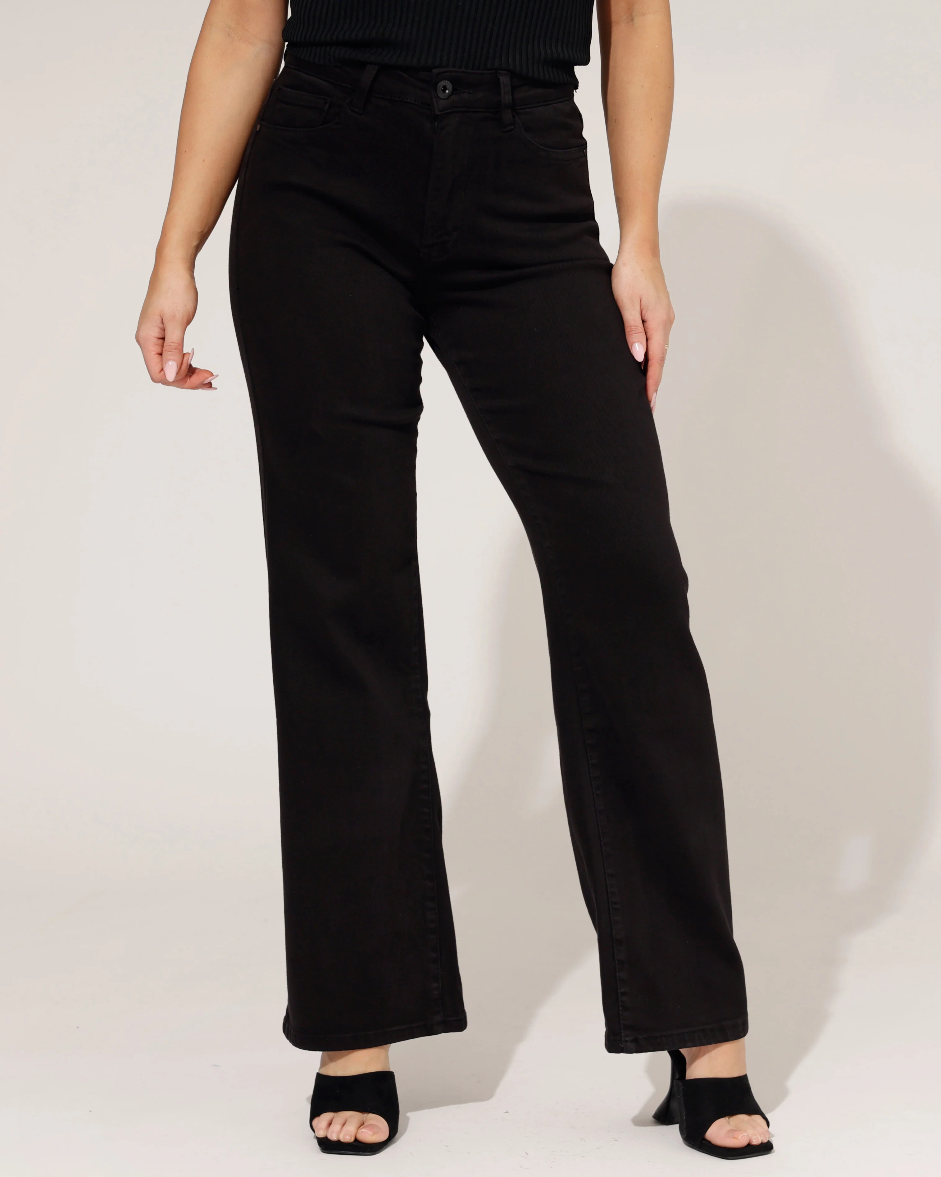 Laulia | Wide leg jeans (Mid) Yara-7 Zwart - Image 3