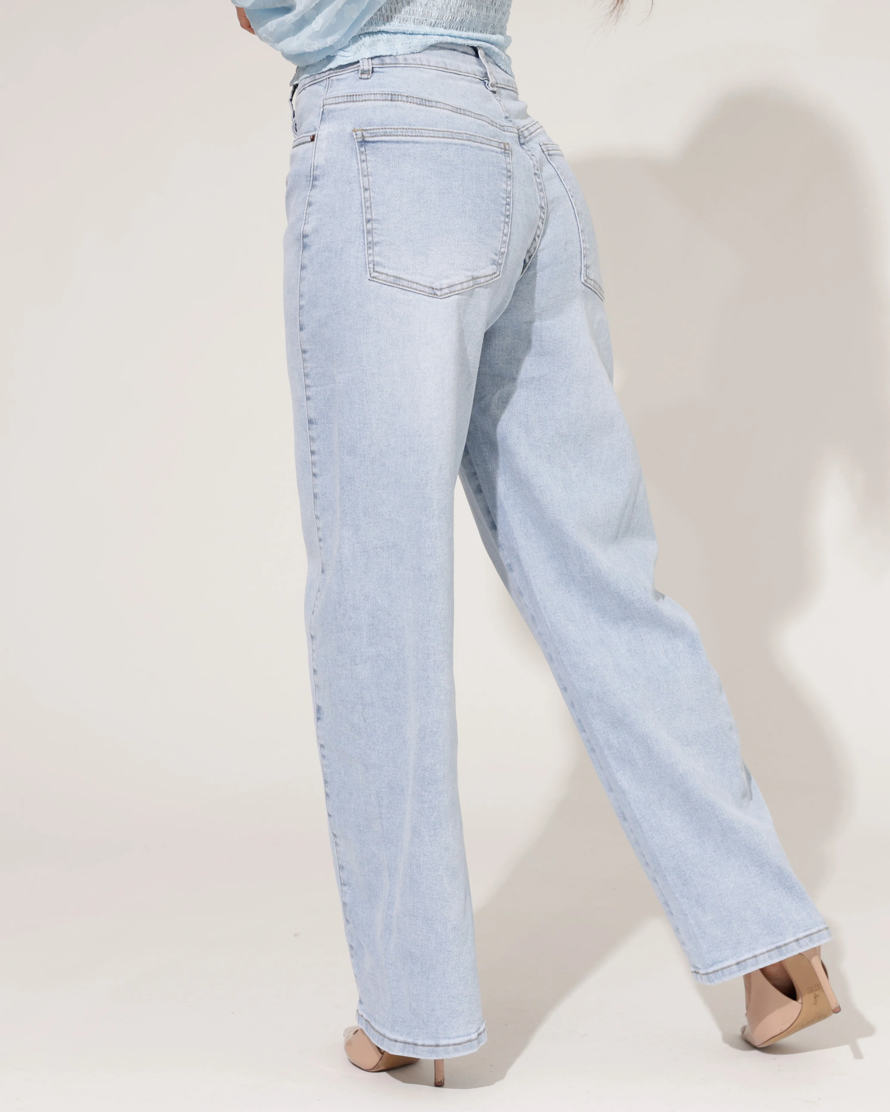 Norfy | Barrel jeans Bibi-1 Lichtblauw - Image 3