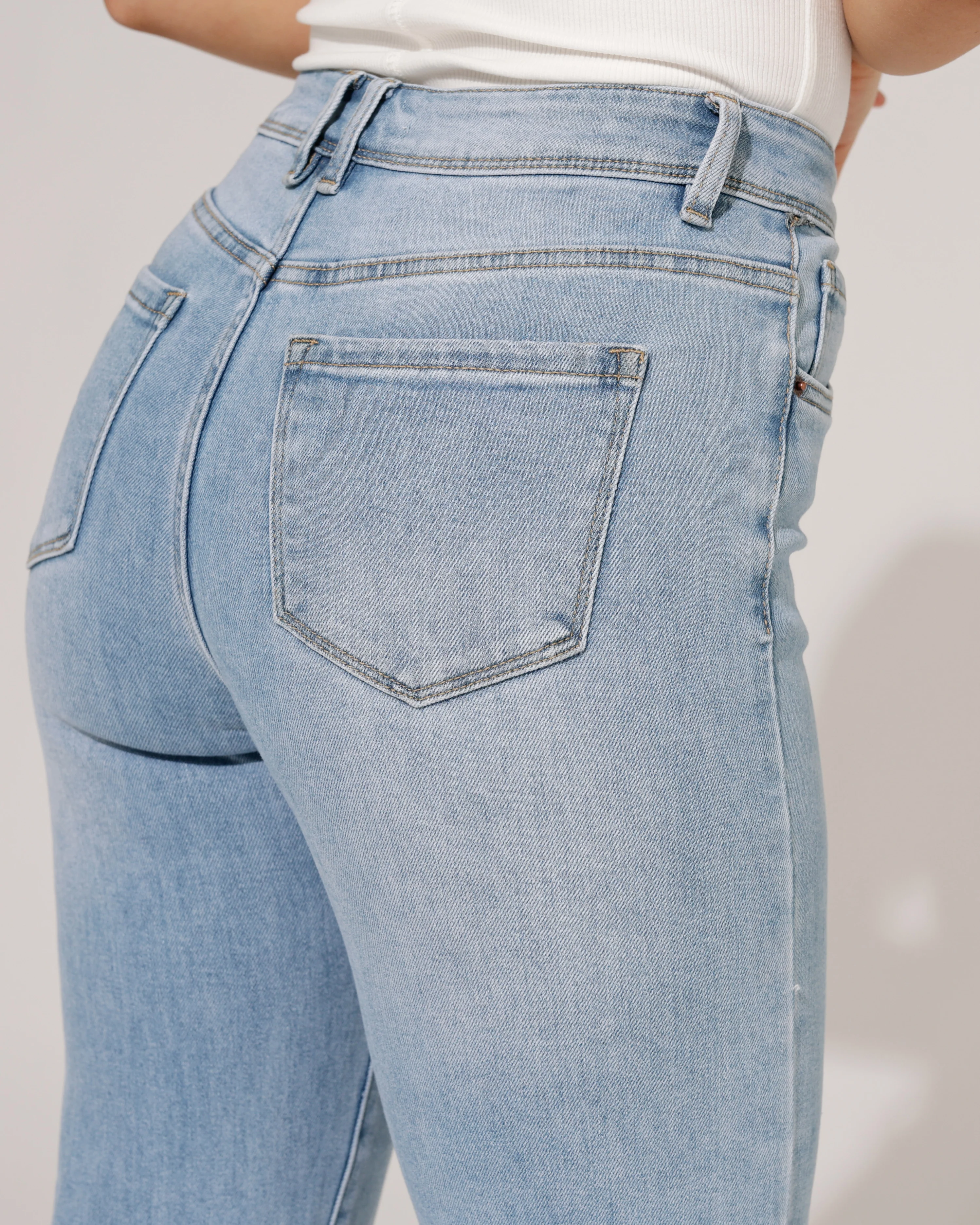 Norfy | Straight jeans Kimmie-1 Blauw - Image 5