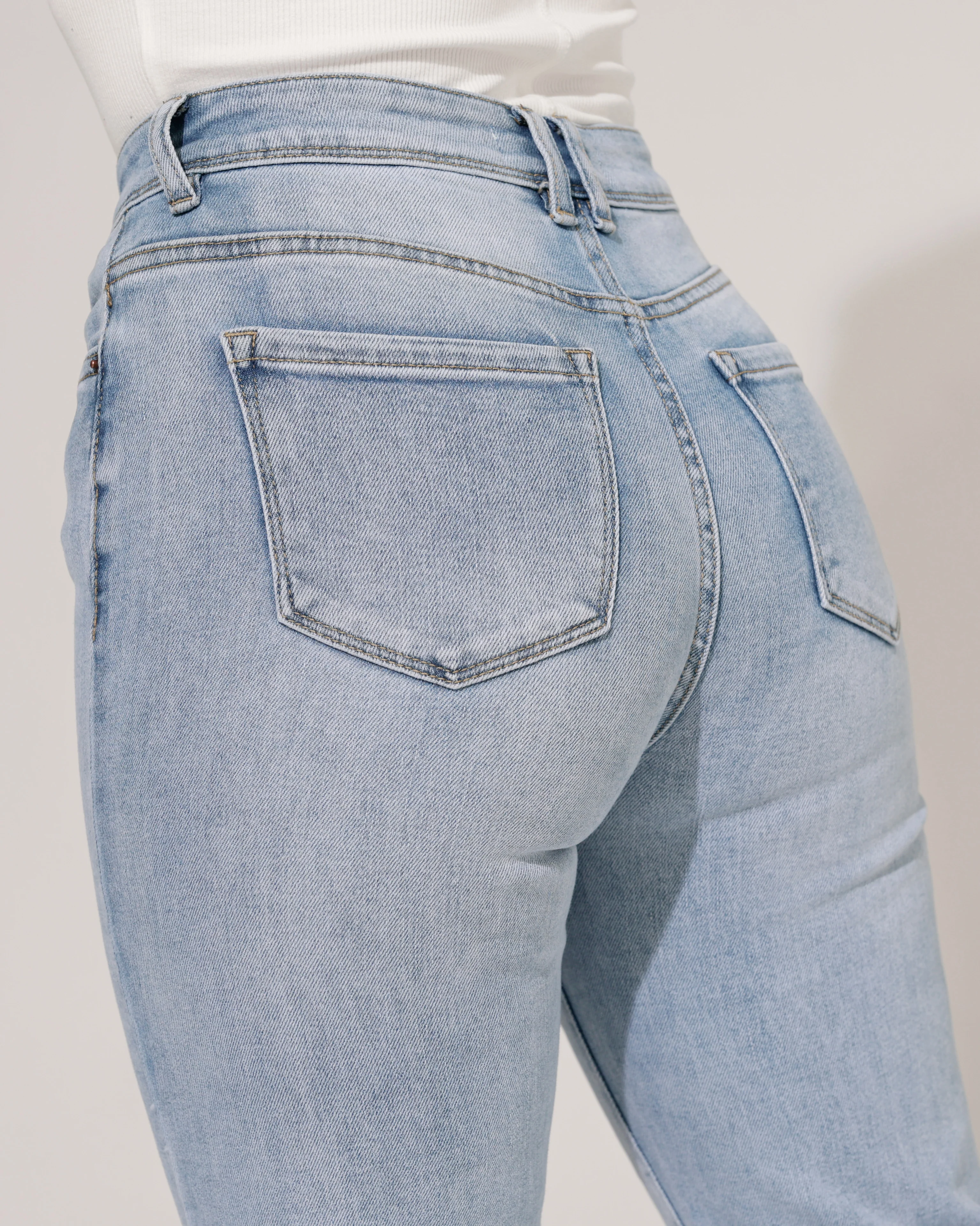 Norfy | Straight jeans Yill-1 Blauw - Image 4