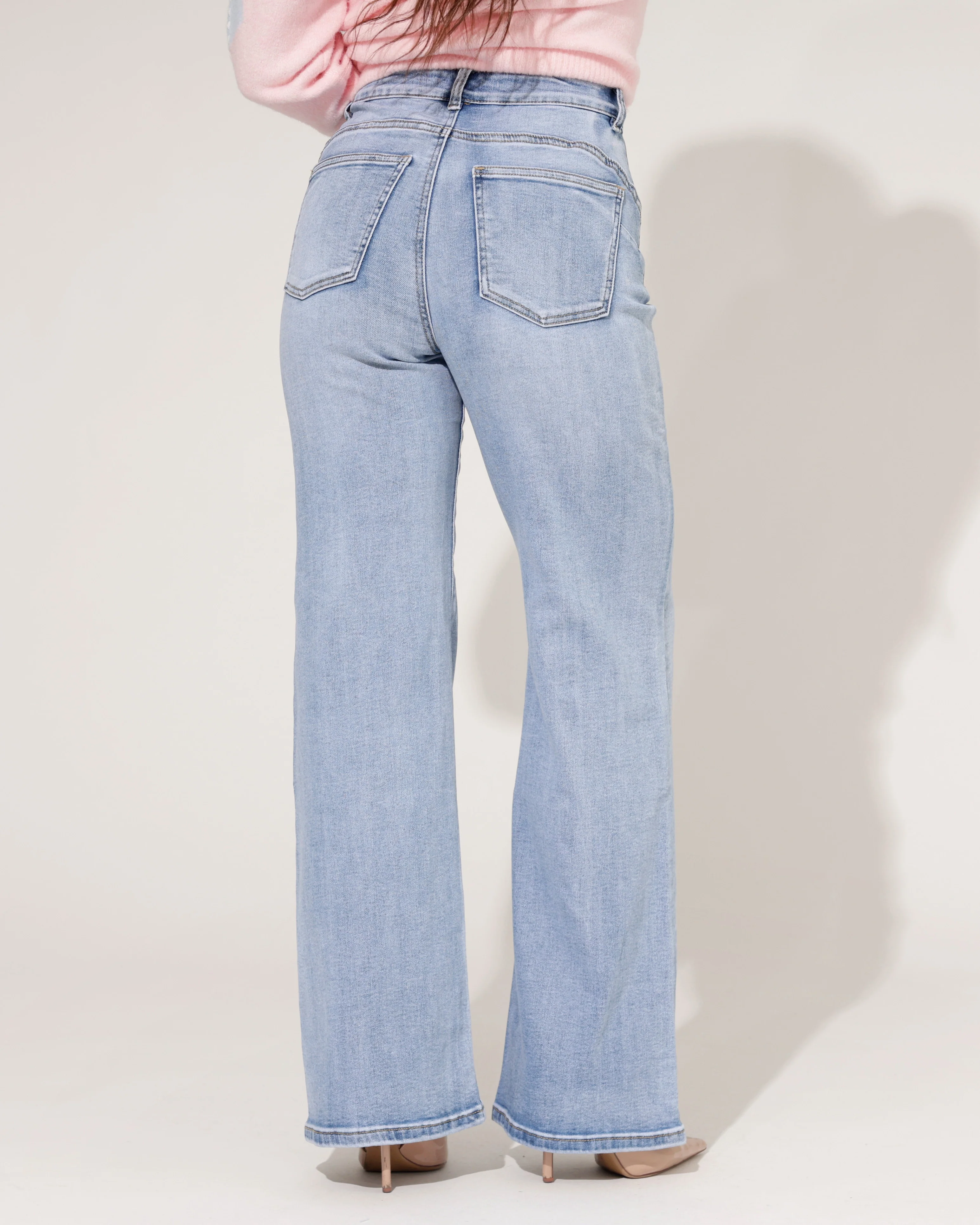 Norfy | Wide leg jeans Sammie Lichtblauw - Image 3