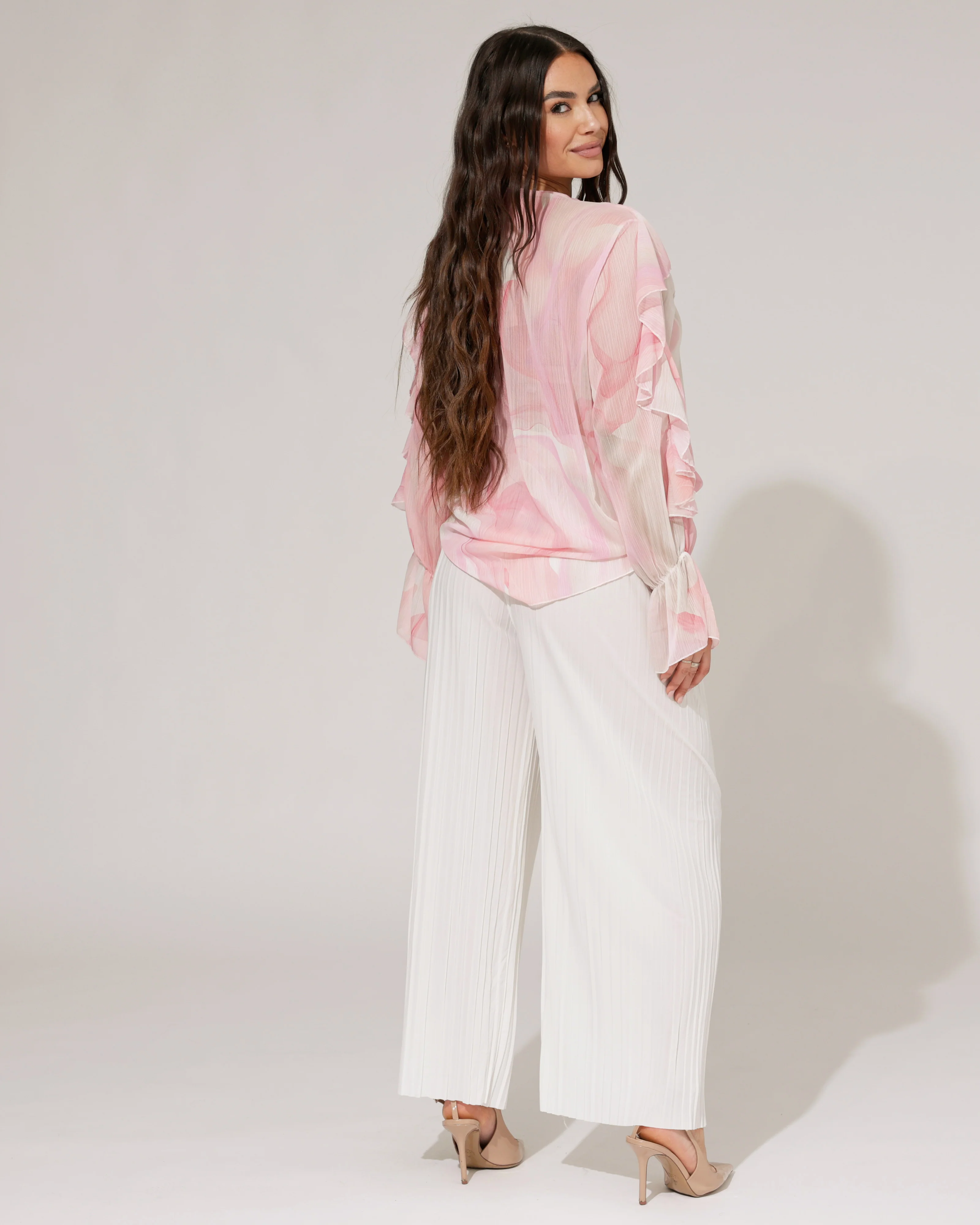 Plisse broek Noa Roomwit - Image 2