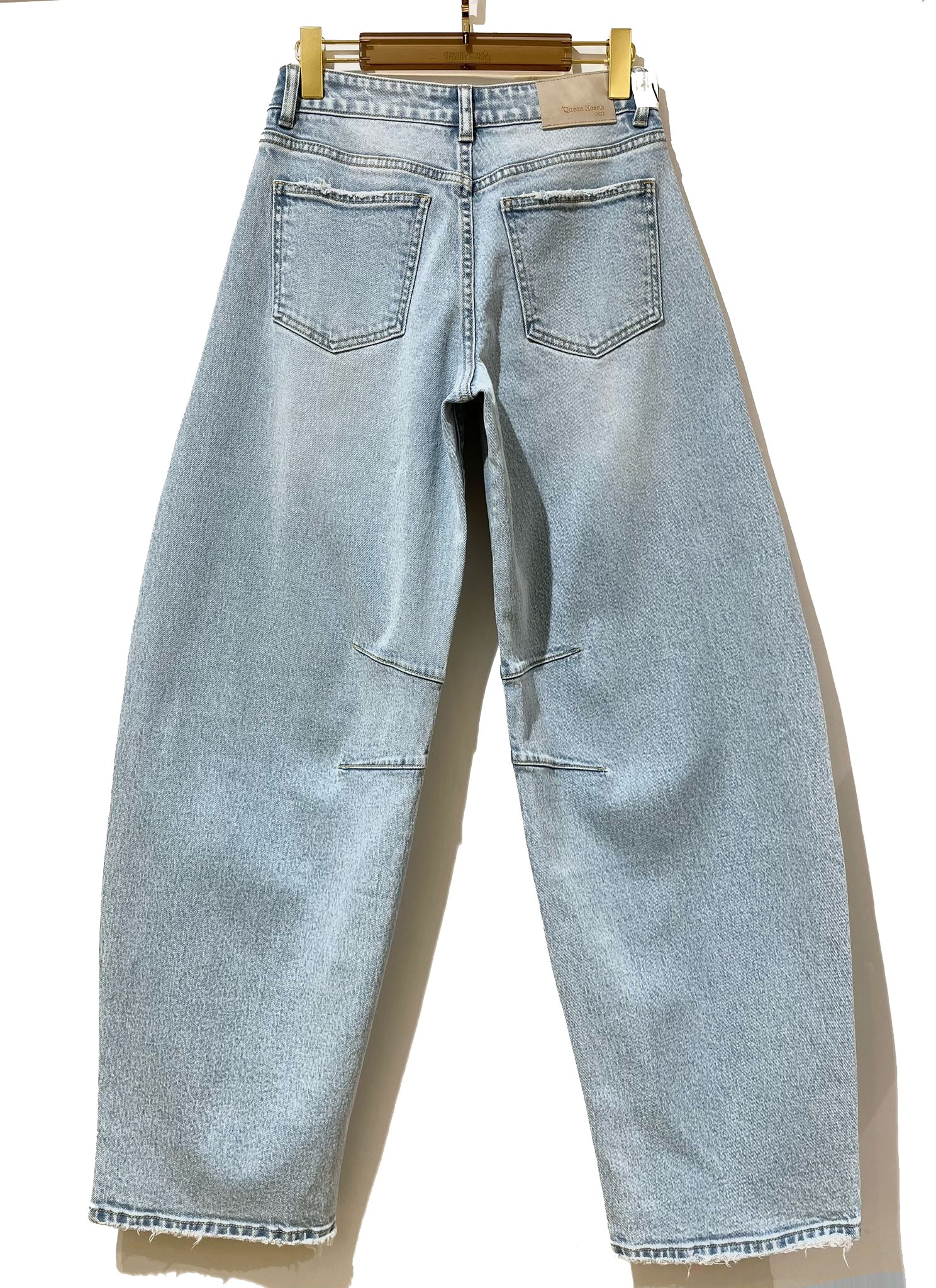 Queen Hearts | Barrel jeans Lucey-1 Lichtblauw - Image 2