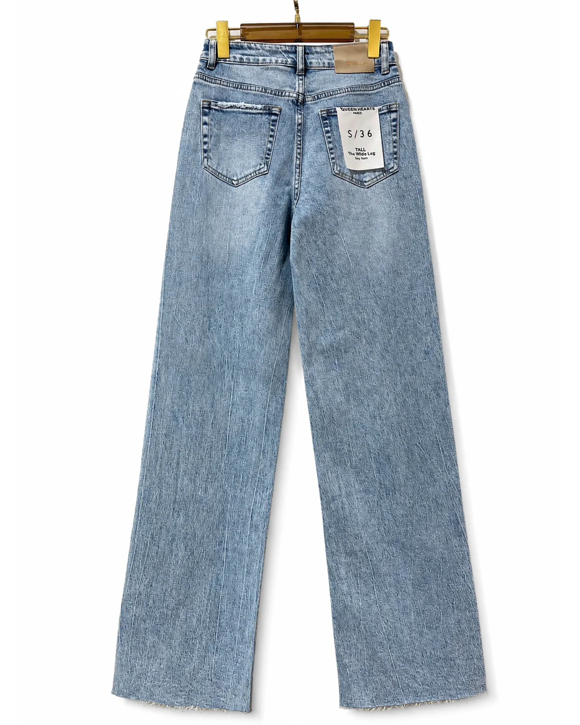 Queen Hearts | Wide leg jeans Nina-1 Blauw - Image 2
