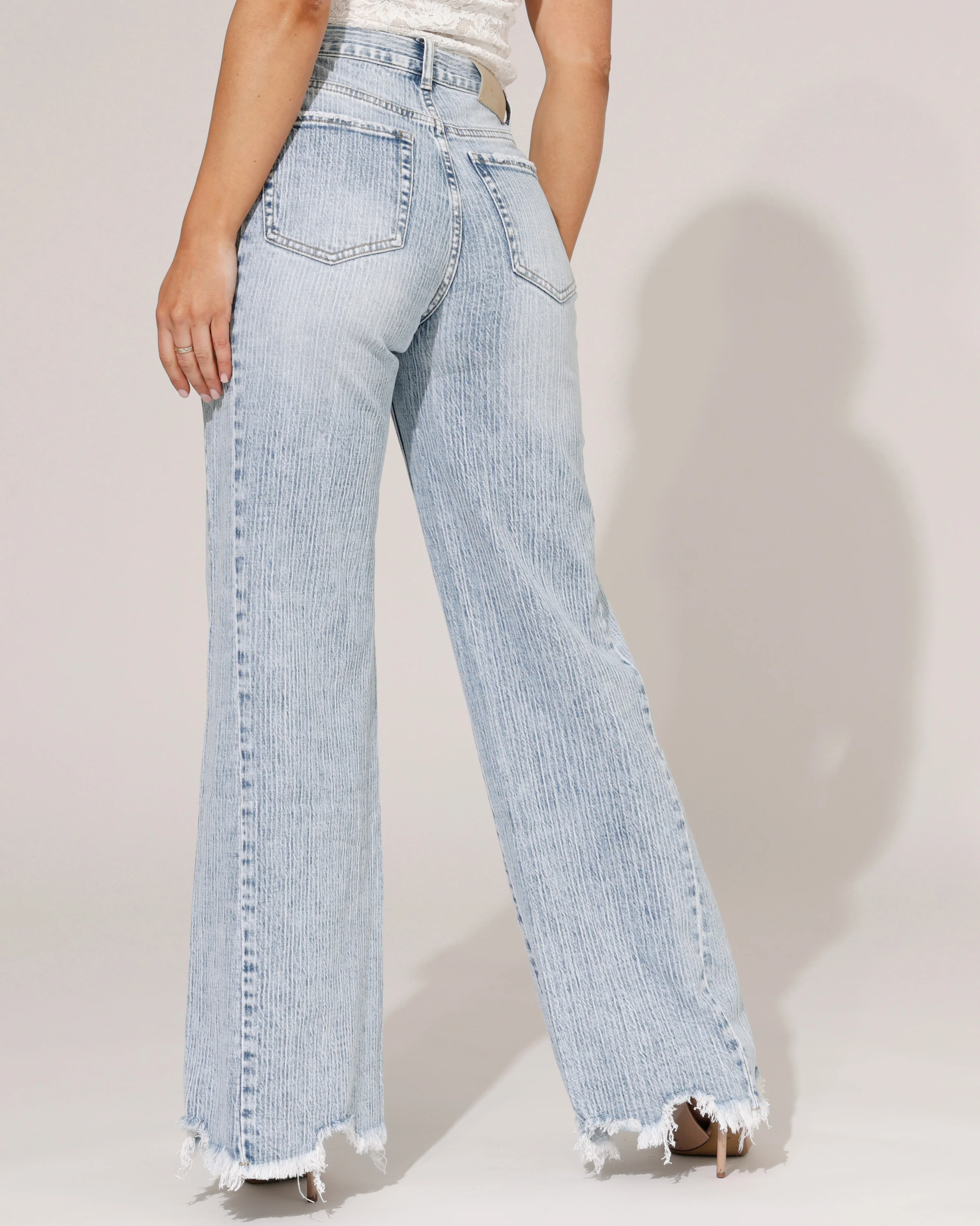 Queen Hearts | Wide leg jeans Sas Blauw - Image 2