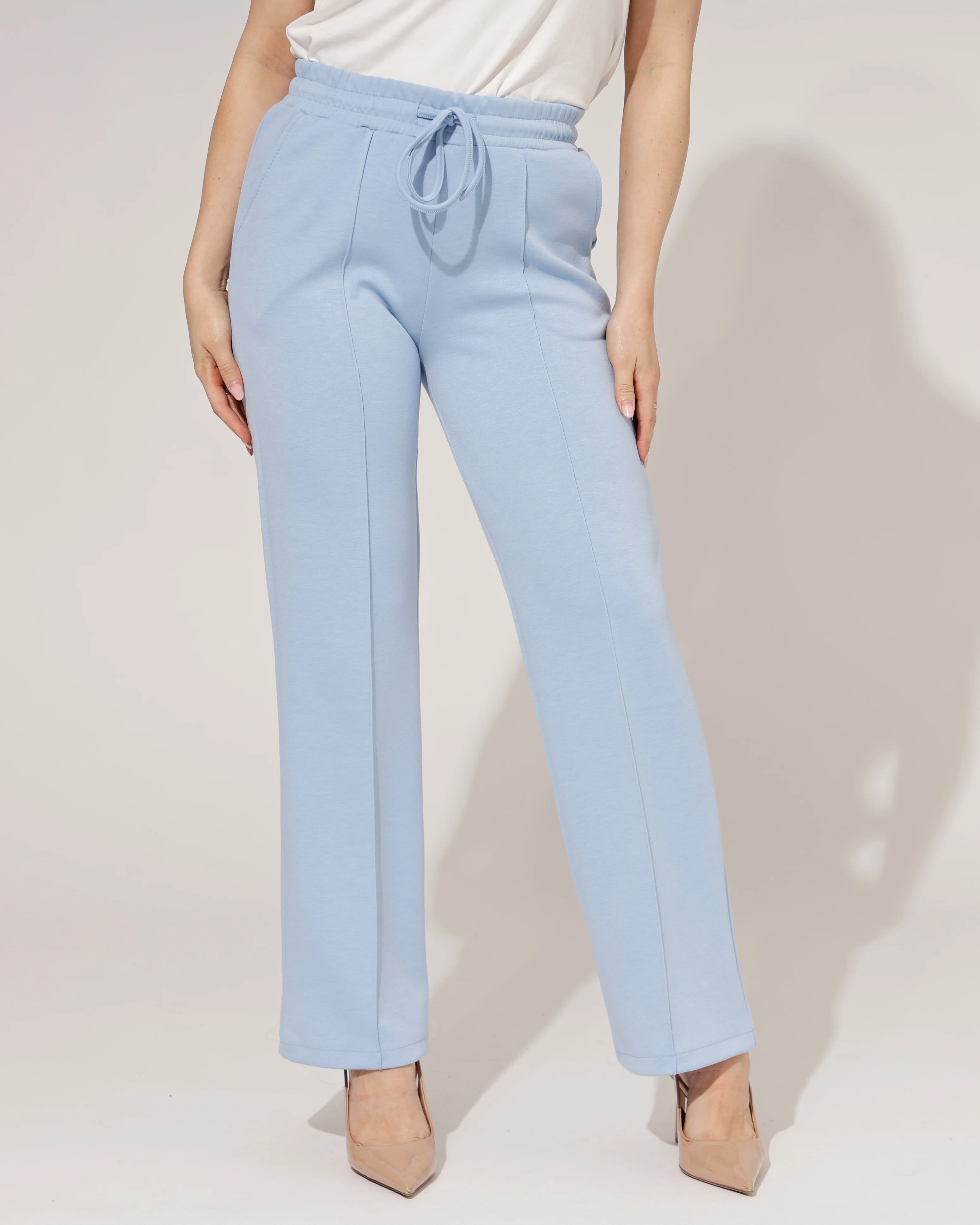 Rechte broek Marlot Lichtblauw
