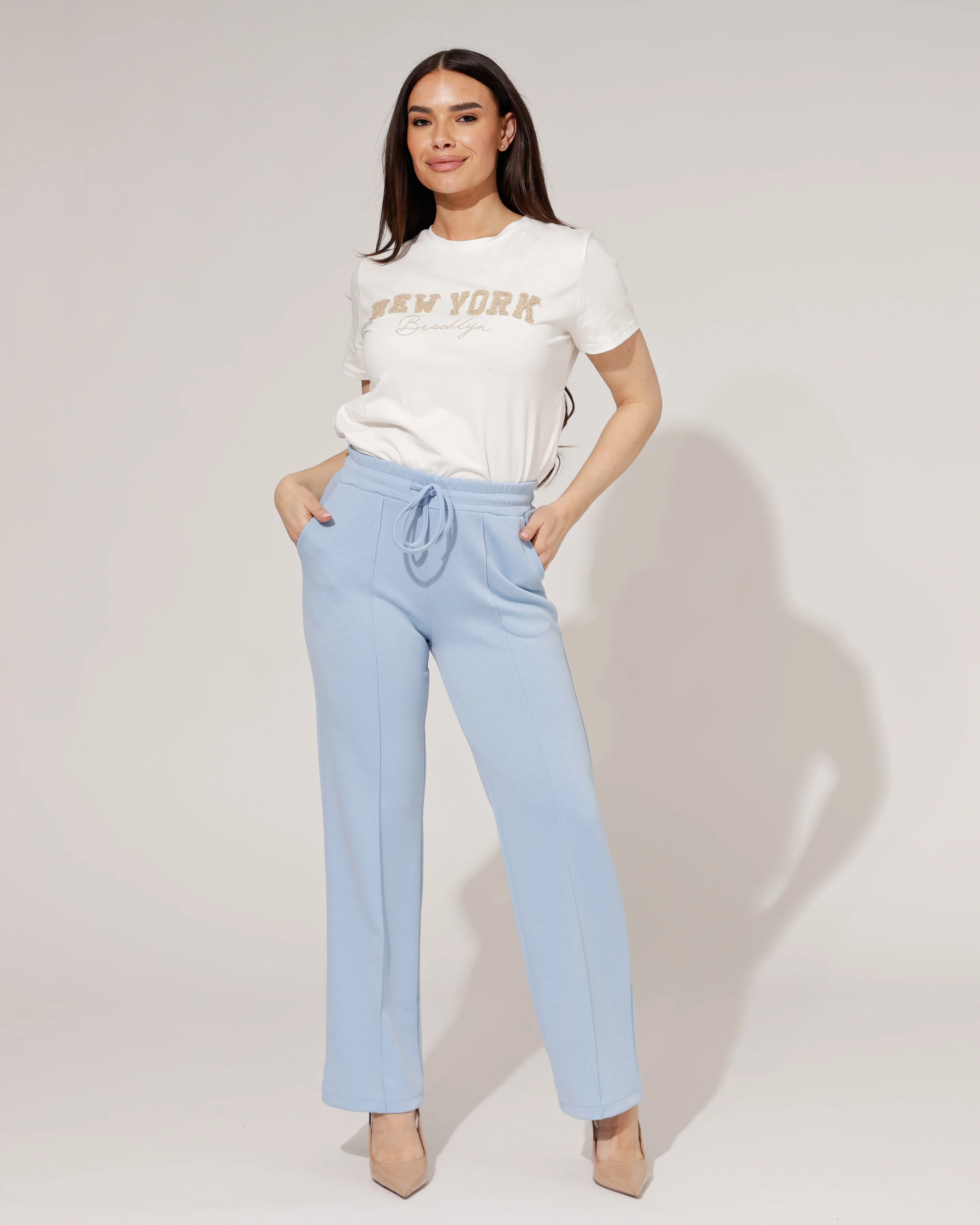 Rechte broek Marlot Lichtblauw - Image 2